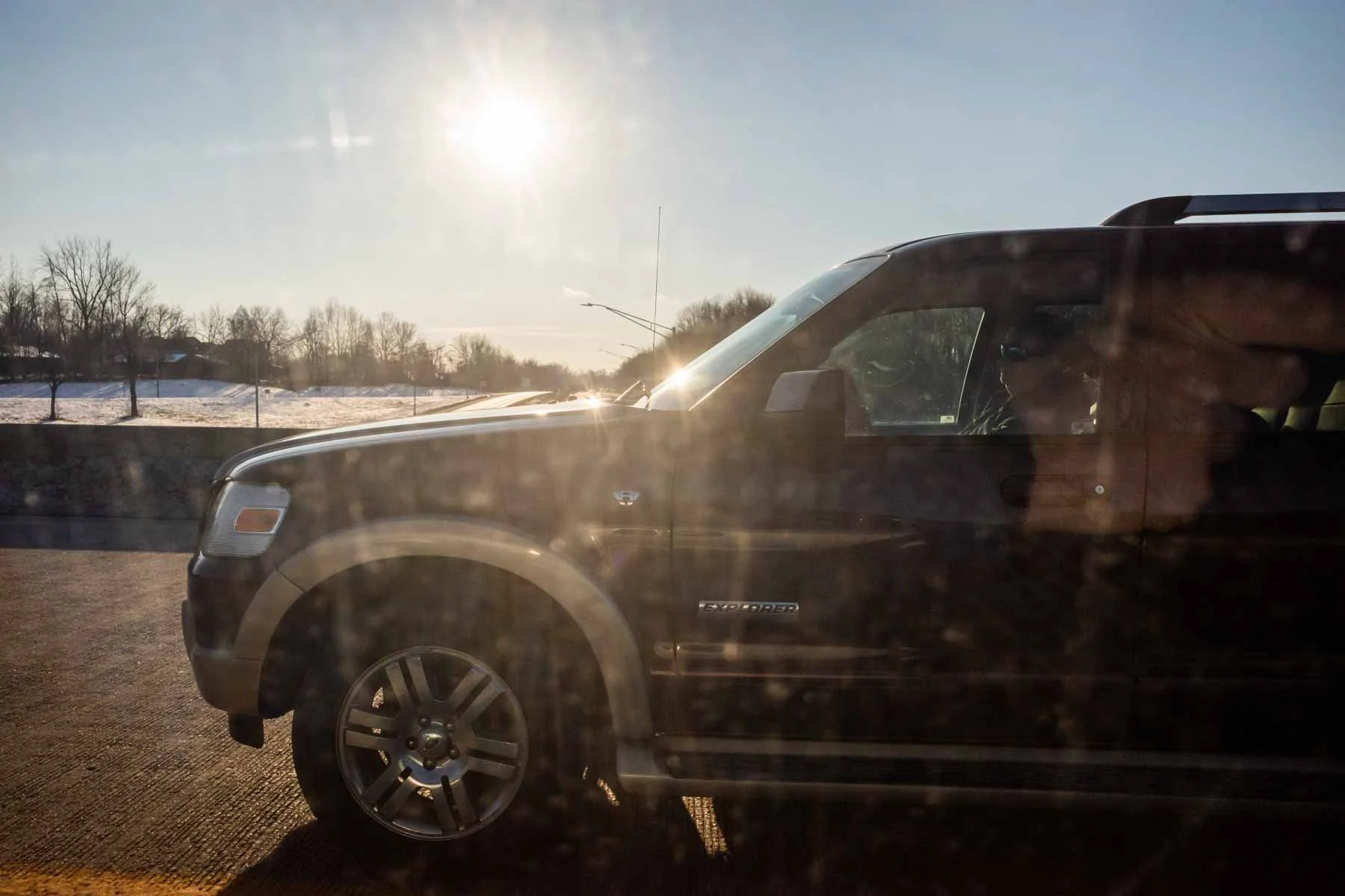 a break in the clouds