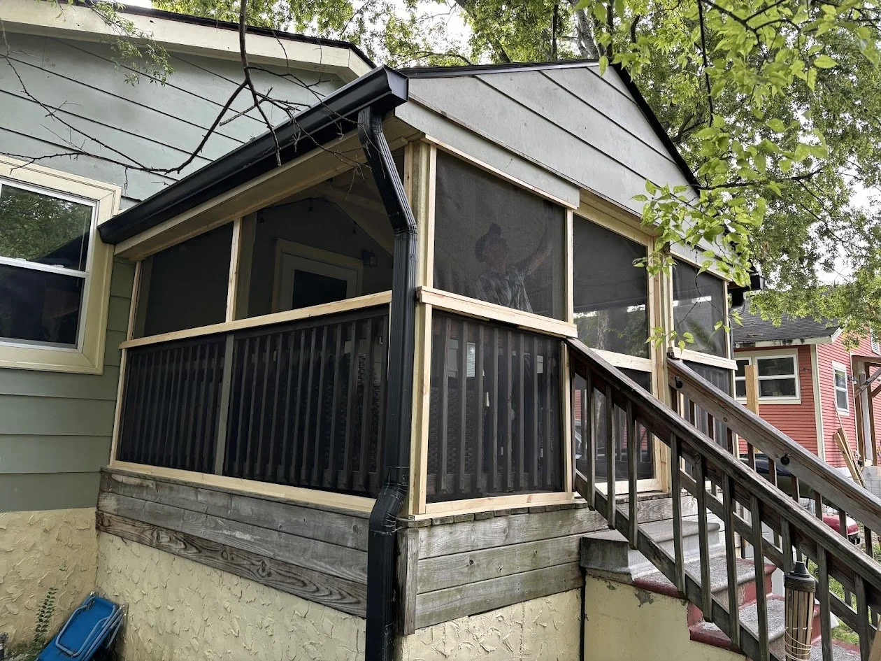 screened in back porch chattanooga
