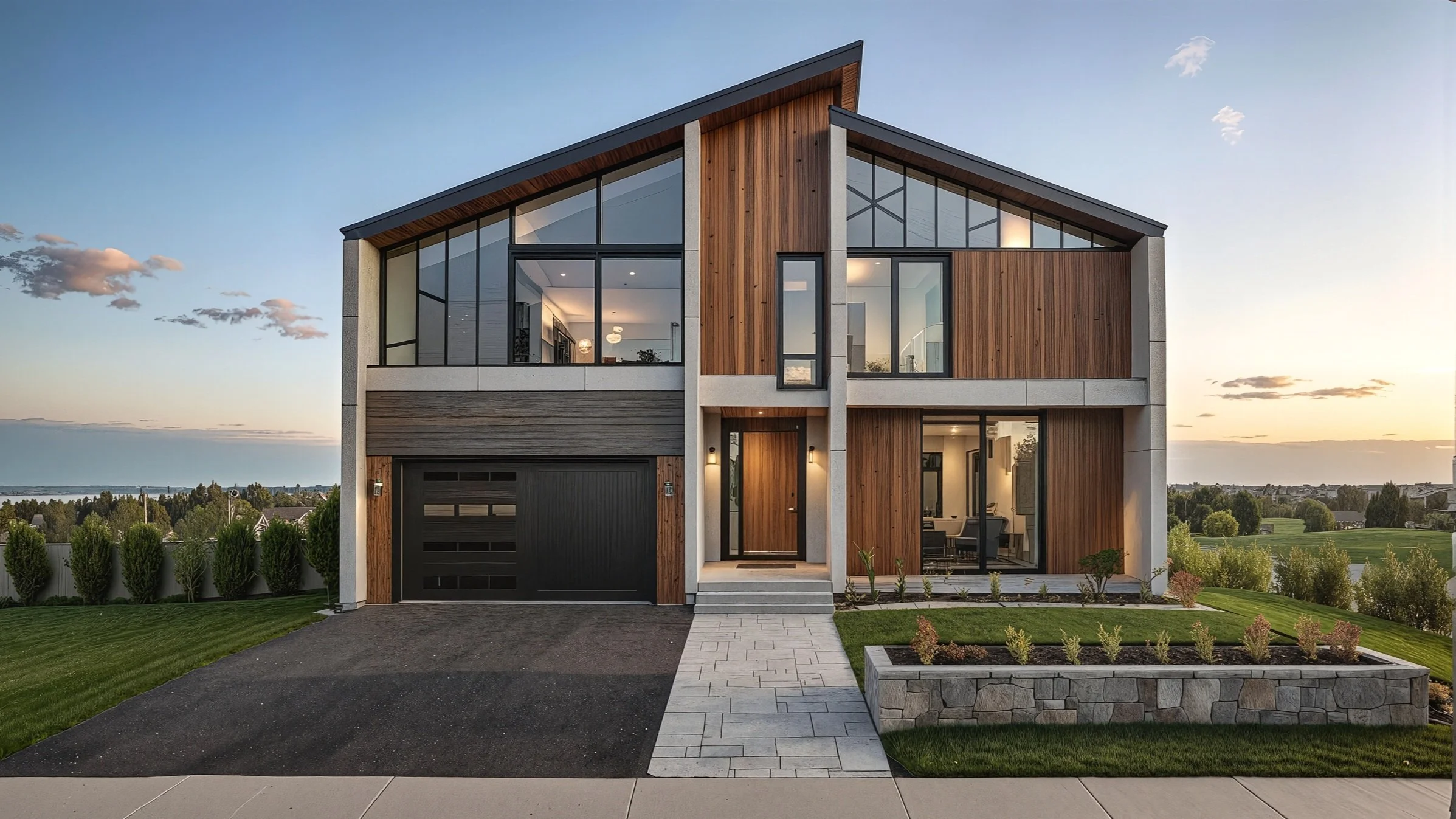 Contemporary Single Family Dwelling Design by Dar Architects. 