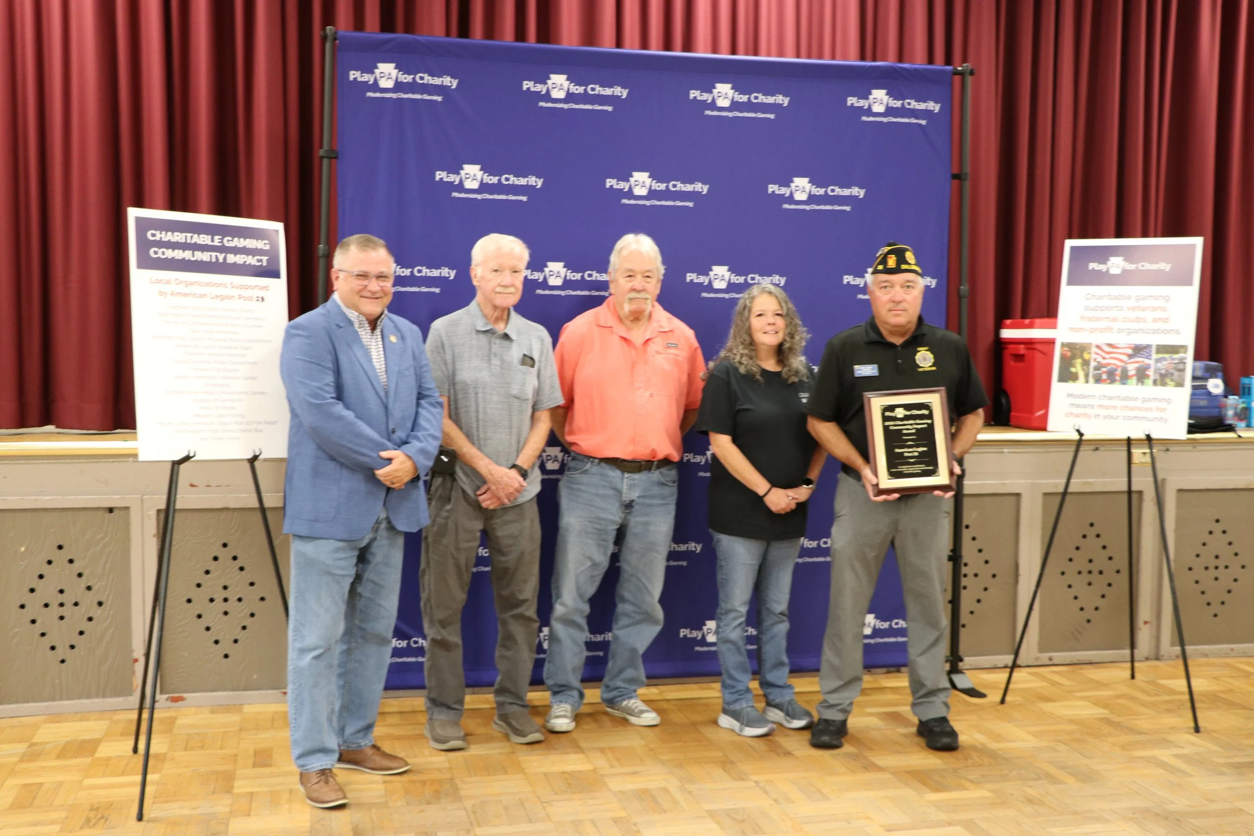 Press Release: Dillsburg American Legion Honored with Charitable Gaming Community Impact Award