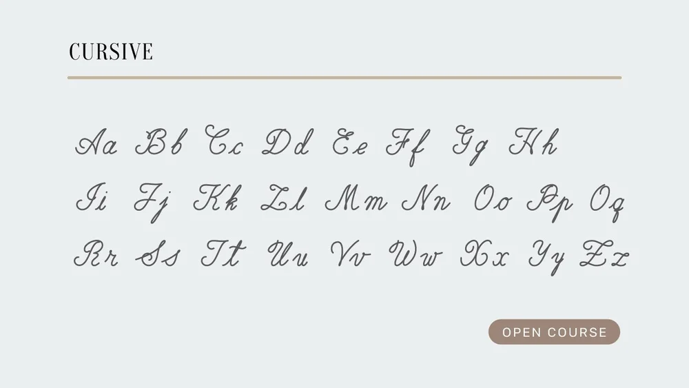 Loops & Tails | Free Penmanship Courses