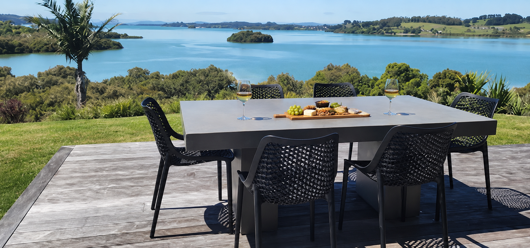 Wine and dine with panoramic inlet views near Kerikeri