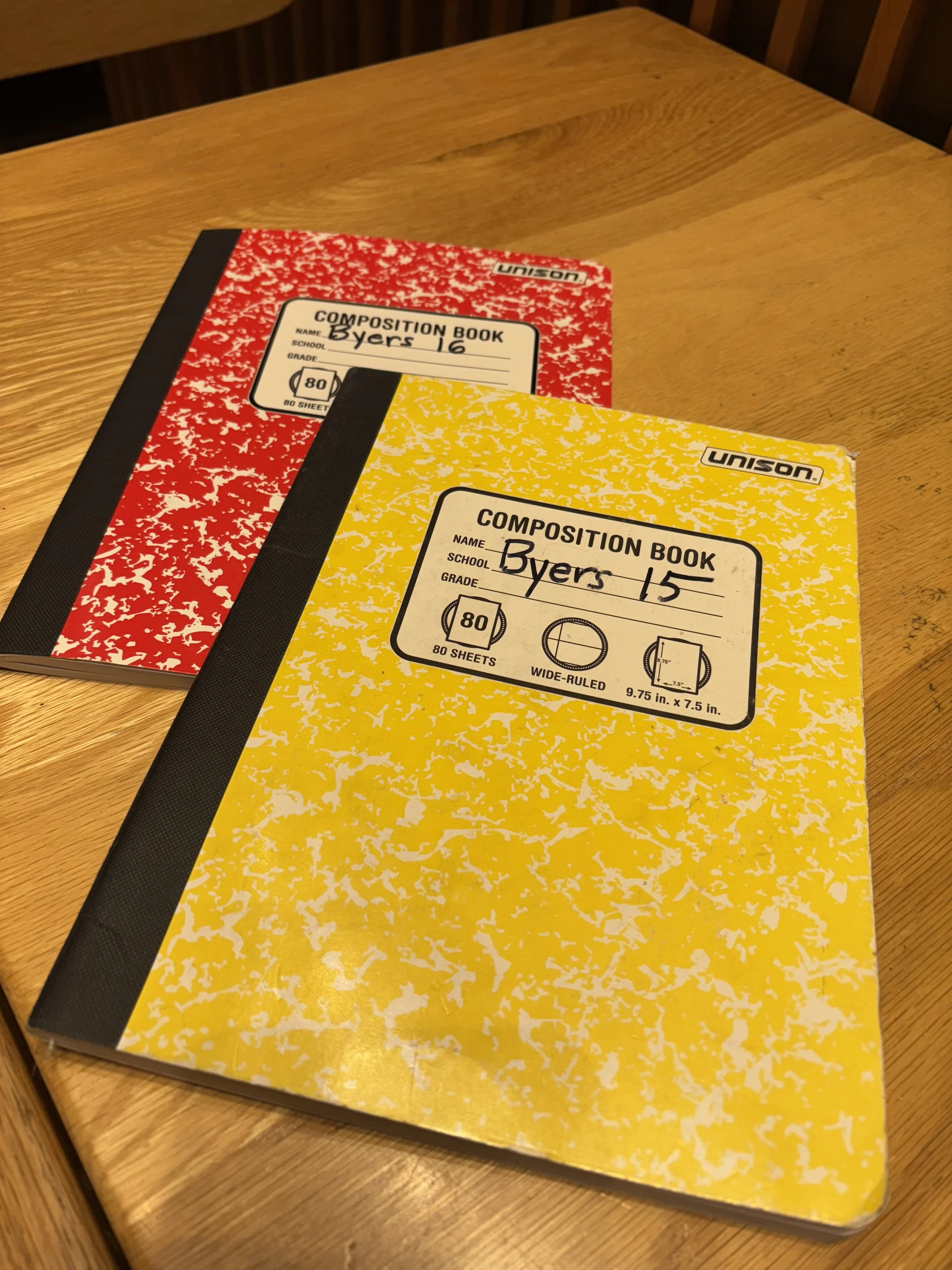 7:  Journaling as a Writer