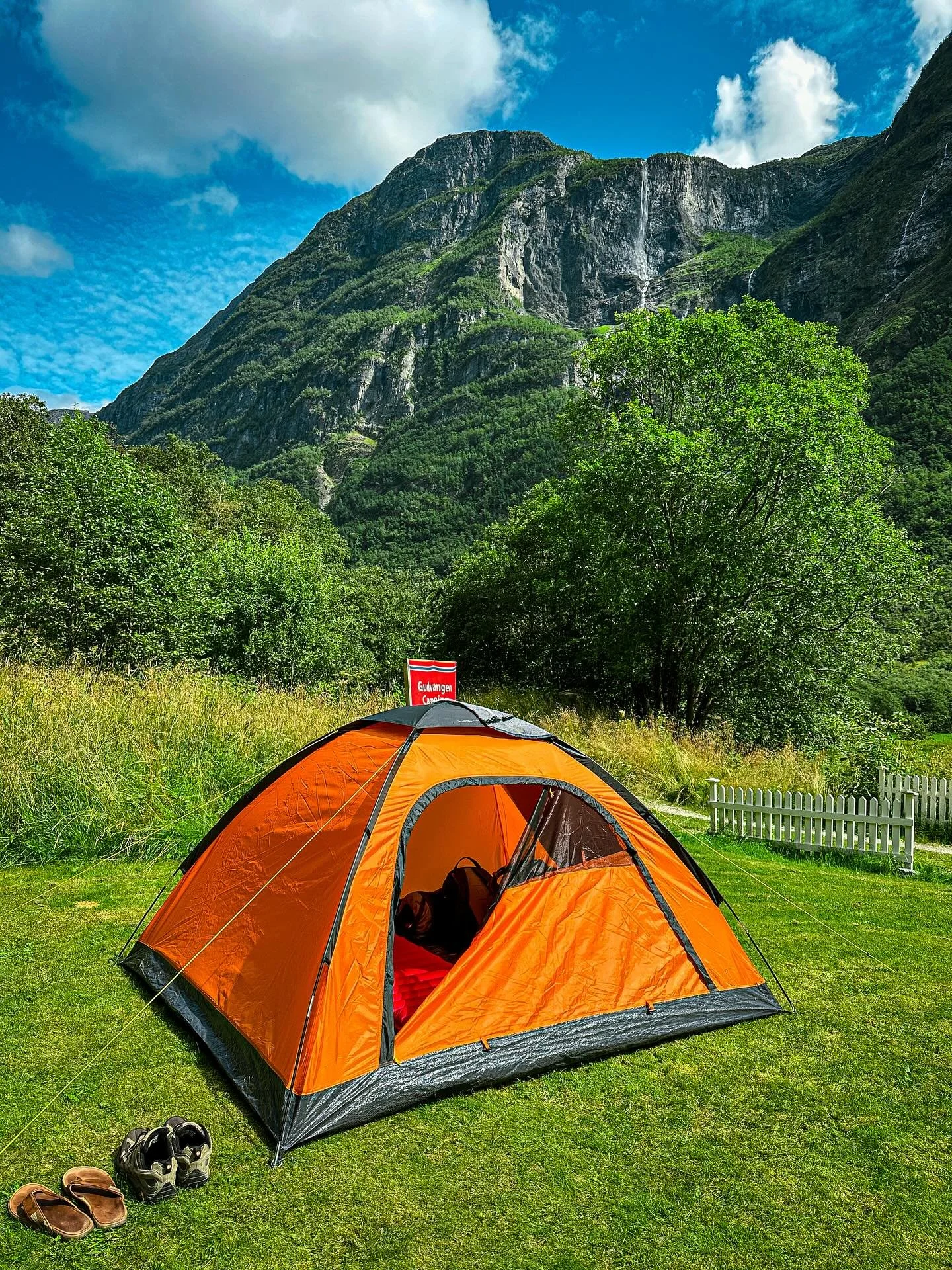 My favorite camping spot to date &mdash; right here in Gudvangen, Norway. If I could tell my younger self where I was right now, he&rsquo;d be on cloud nine. Growing up, I was captivated by mythology, history, and epic tales of adventure. The Viking 