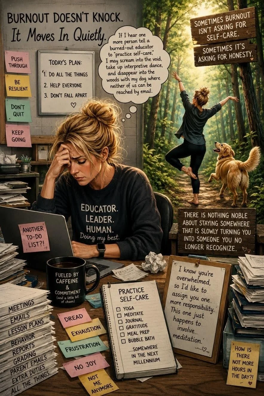 Burnout doesn't knock. It moves in quietly.