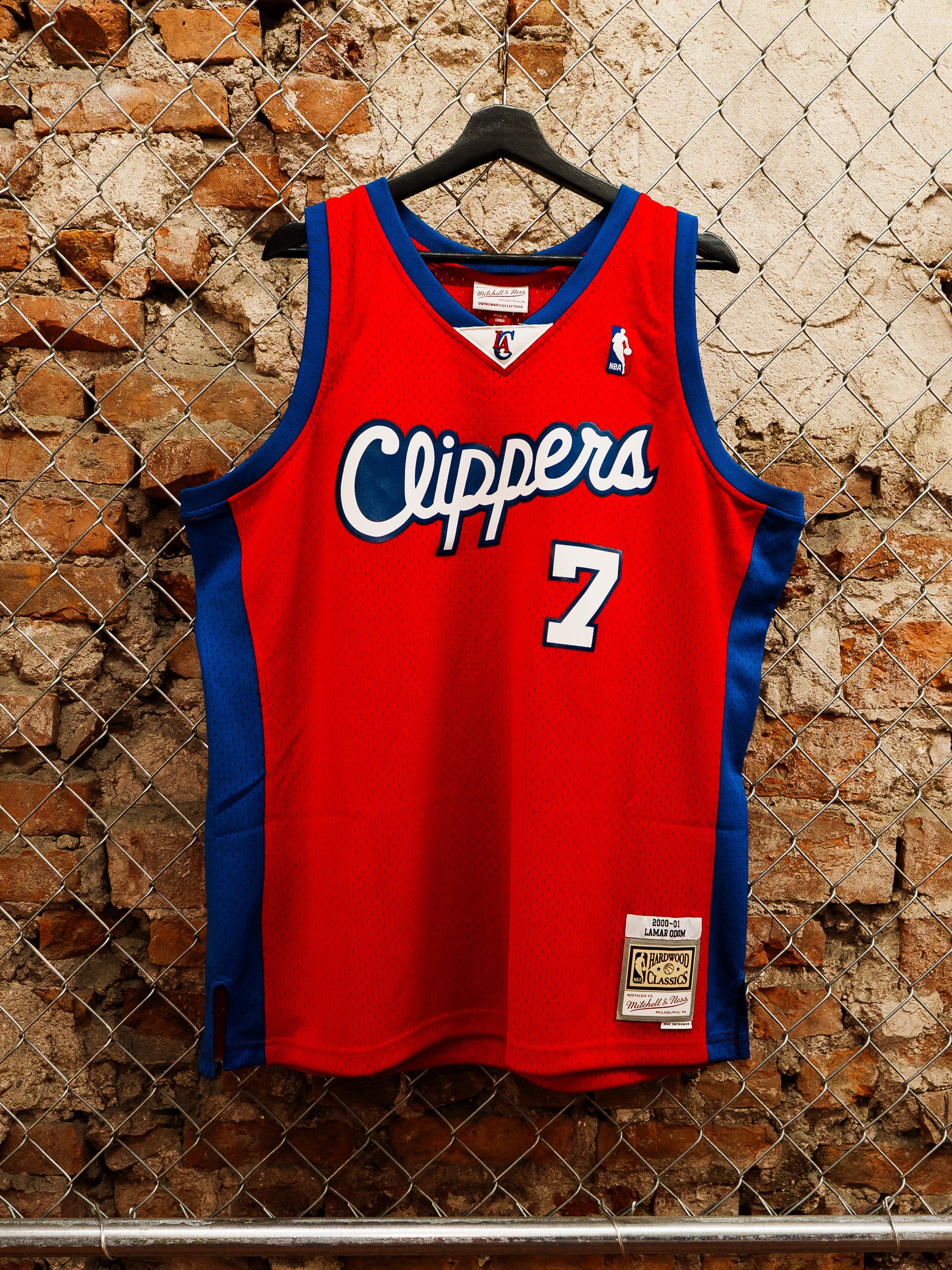 LOS ANGELES CLIPPERS ODOM 7 MITCHELL AND NESS JERSEY SIZE XL (Copy) (Copy) (Copy) (Copy)