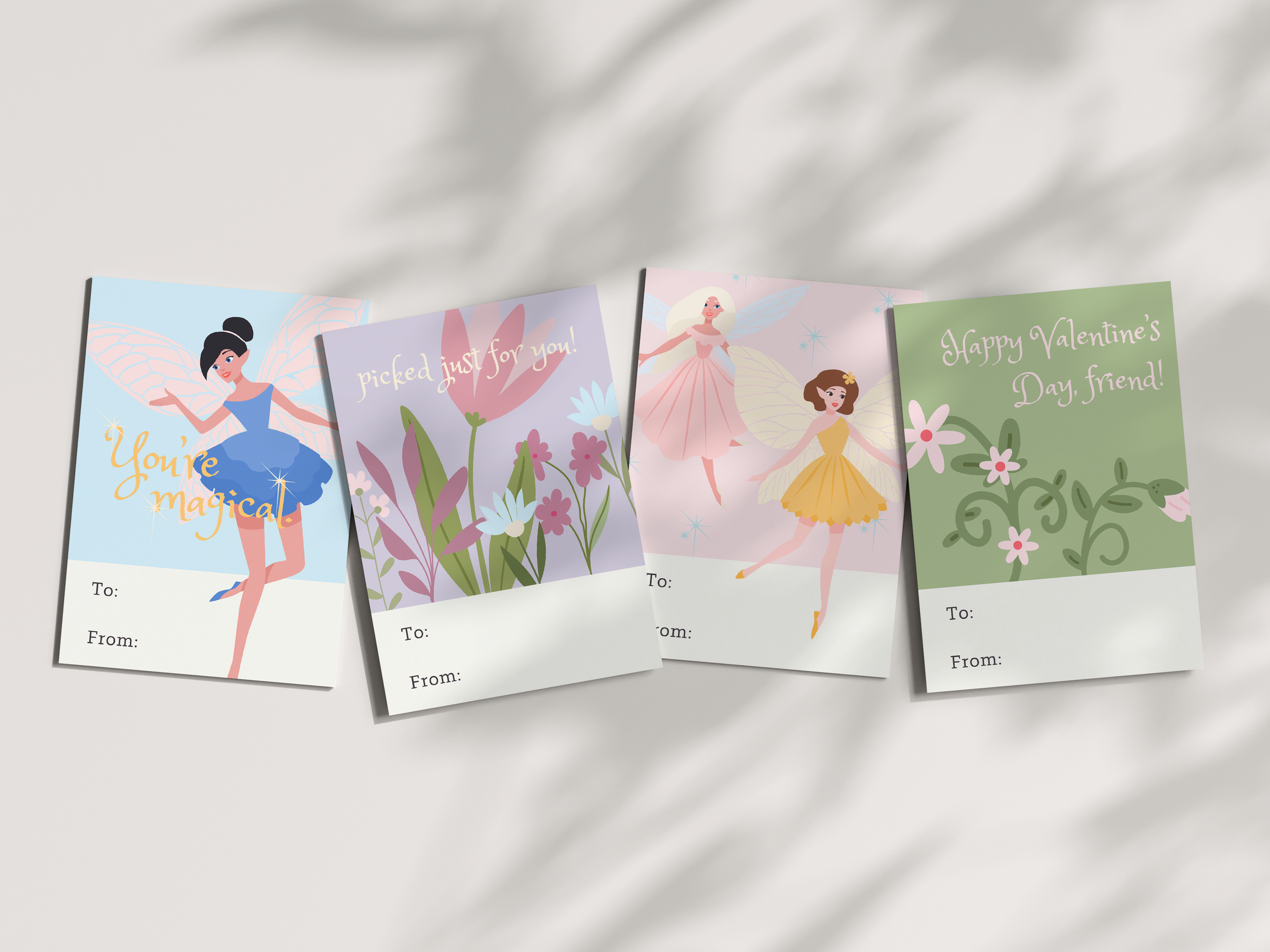 Garden Fairy Valentines (Digital Download)