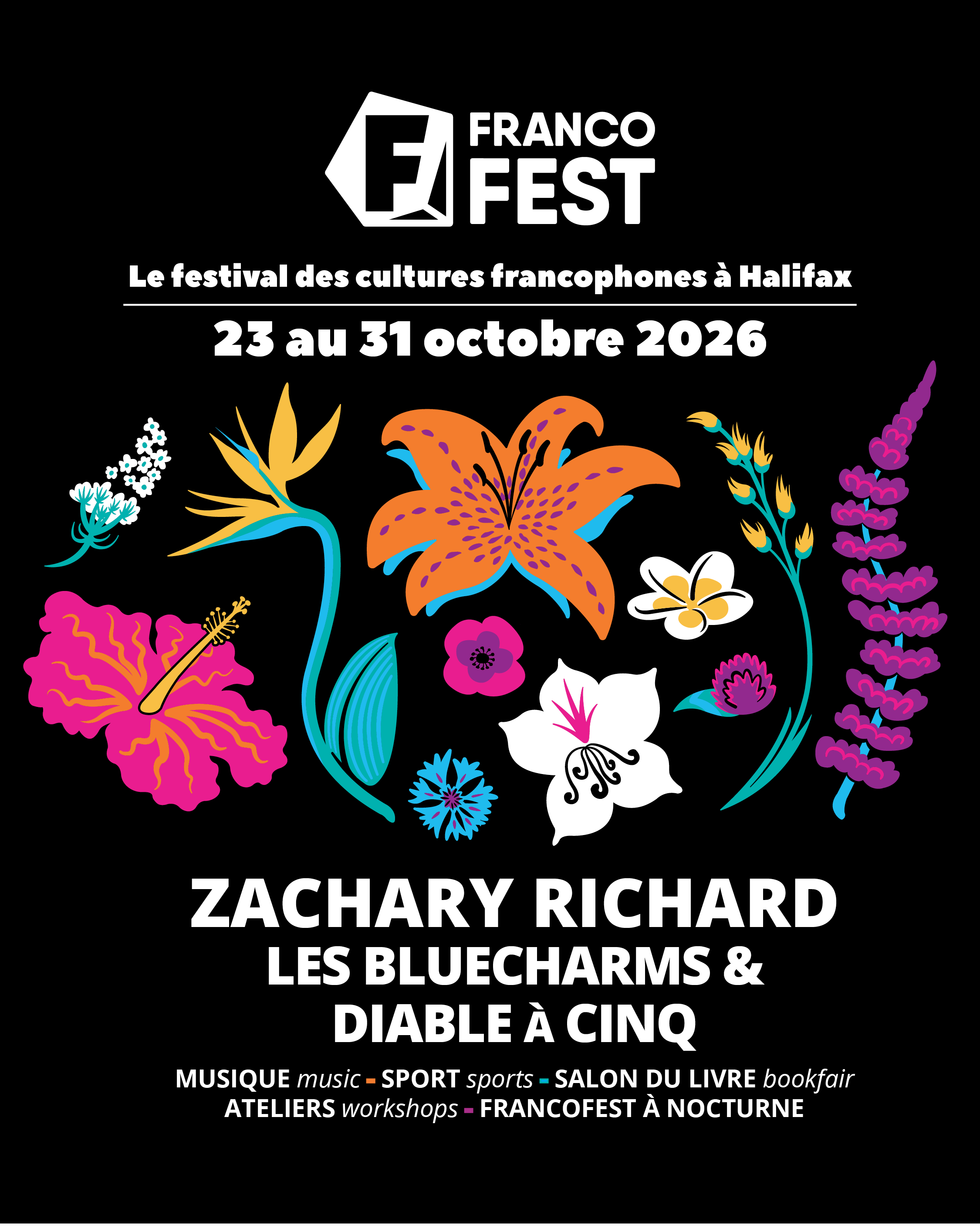 Francofest 2026 : dévoilement des dates et des premiers spectacles