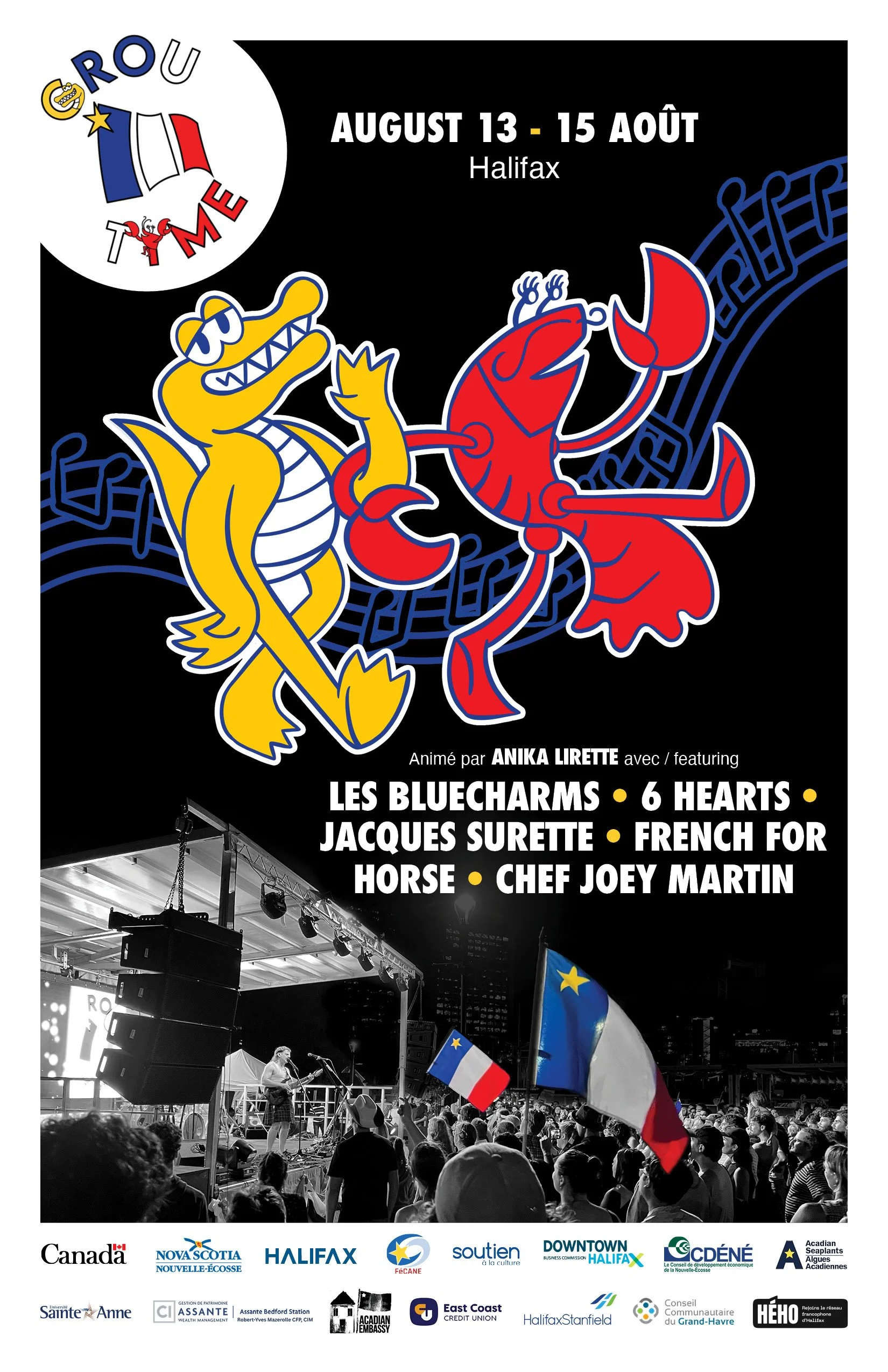Le festival Grou Tyme célèbre l’Acadie du 13 au 15 août 2026