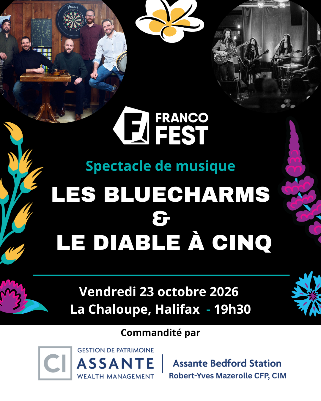 Spectacle Les Bluecharms &amp; Le Diable à Cinq