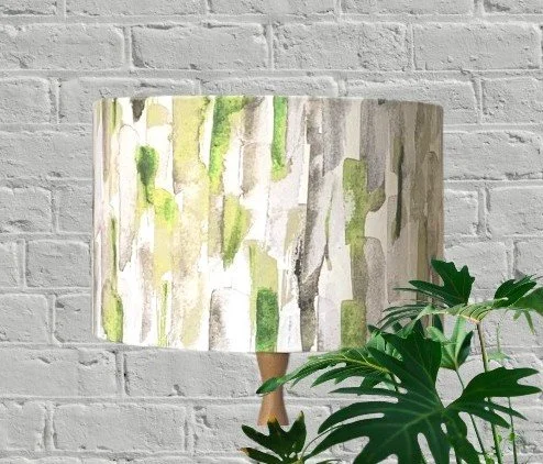 Velvet Lime Green Lampshade