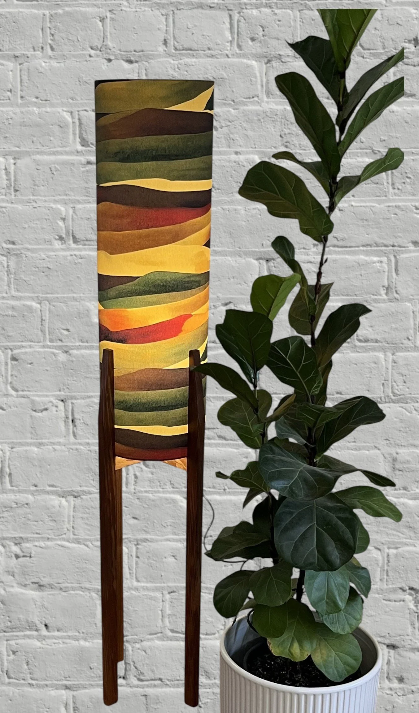 Mid Century 'Desert Hills'  Rocket Lamp