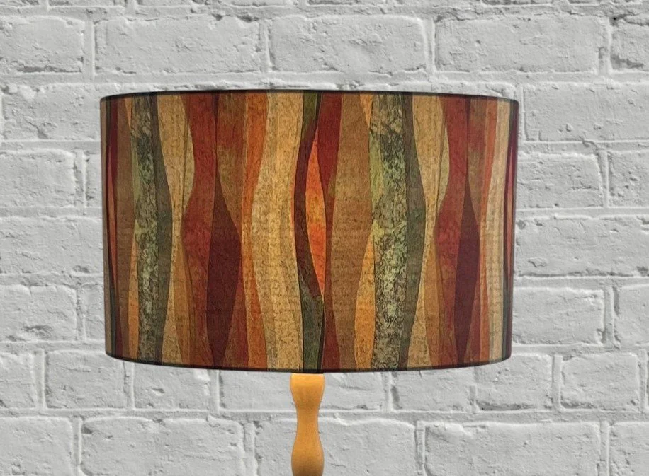 Wavy Sandstone Abstract Lampshade