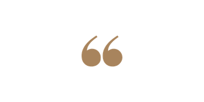Gold Quote mark