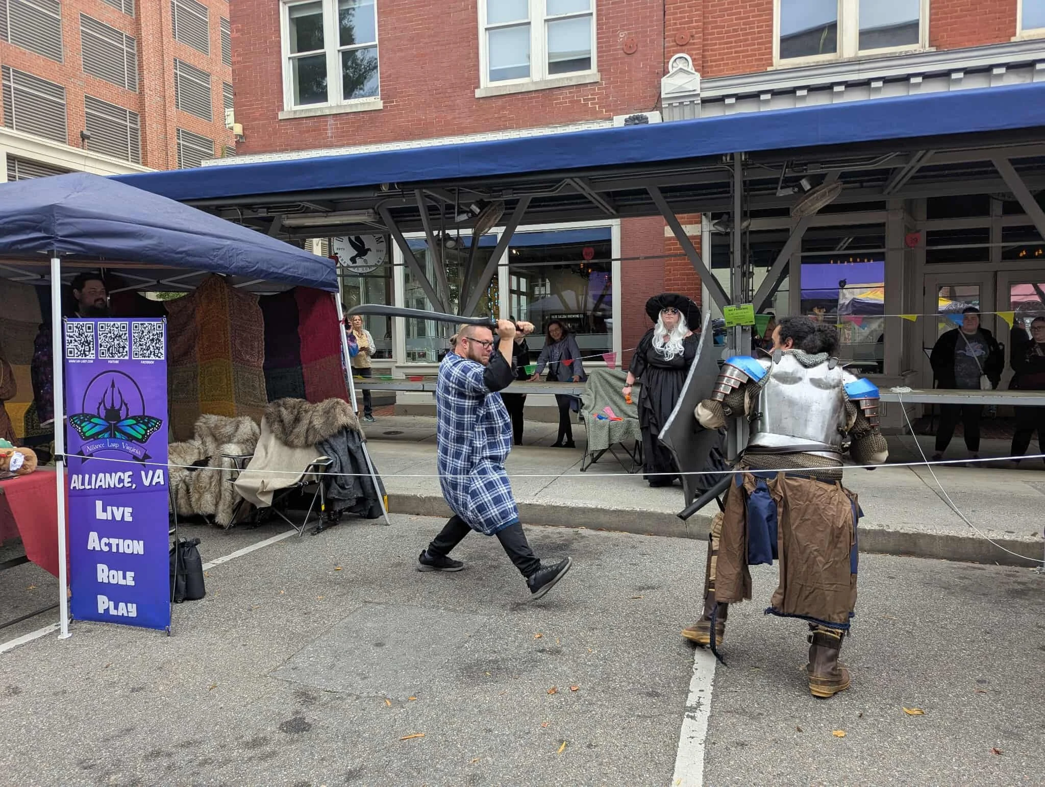 Representing Alliance LARP at Roanoke's 1st Ren Faire!