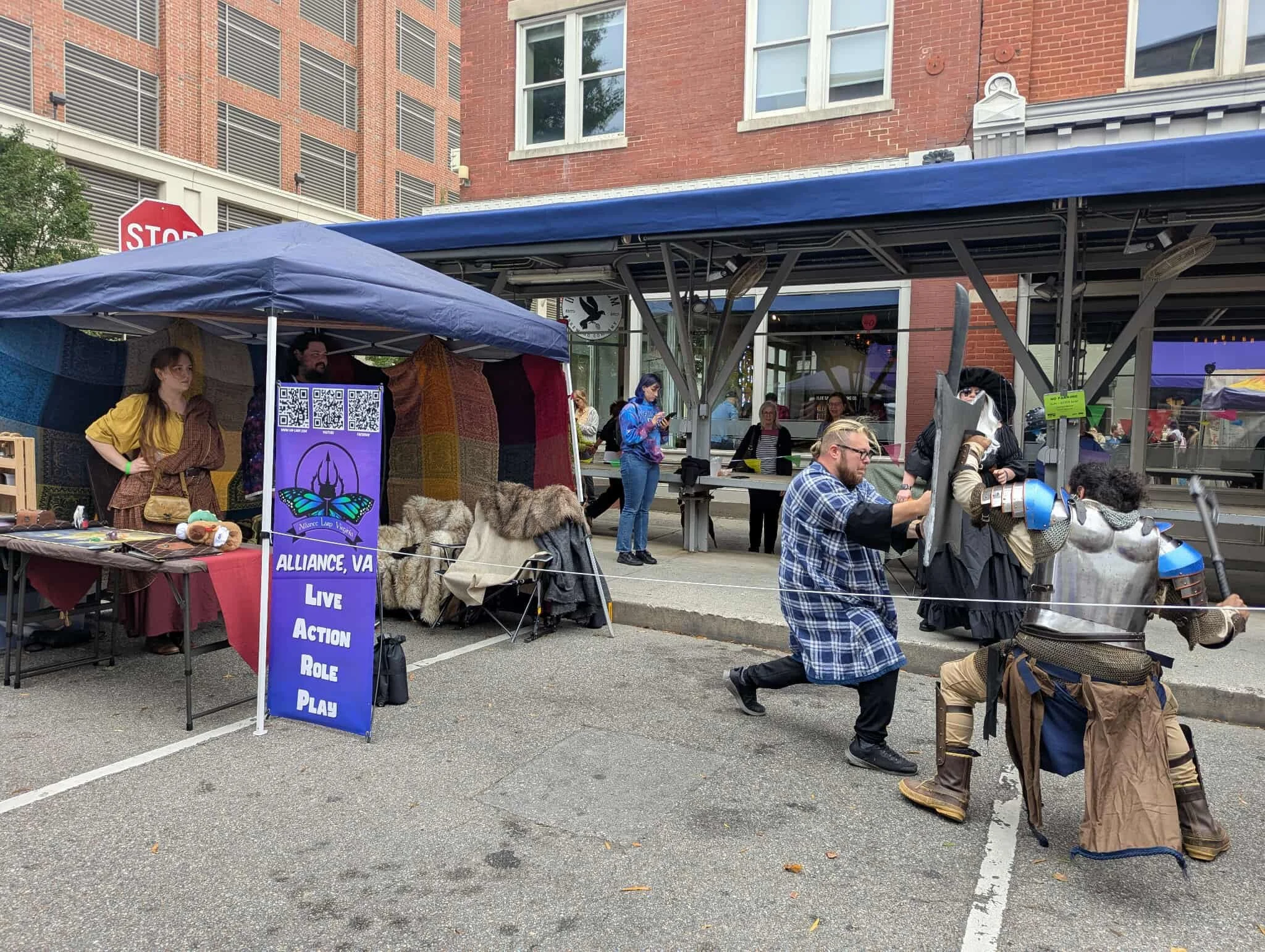 Representing Alliance LARP at Roanoke's 1st Ren Faire!