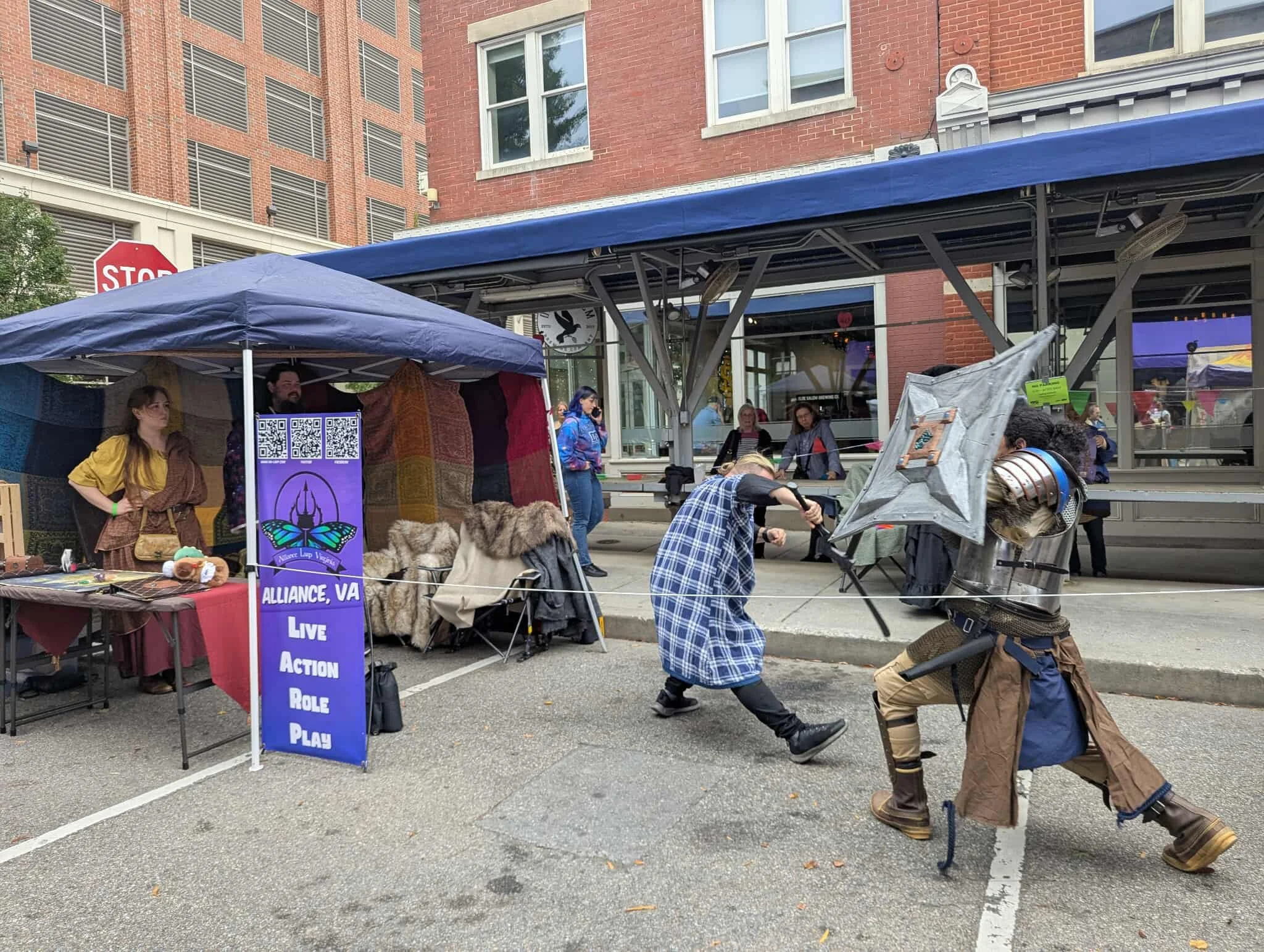 Representing Alliance LARP at Roanoke's 1st Ren Faire!