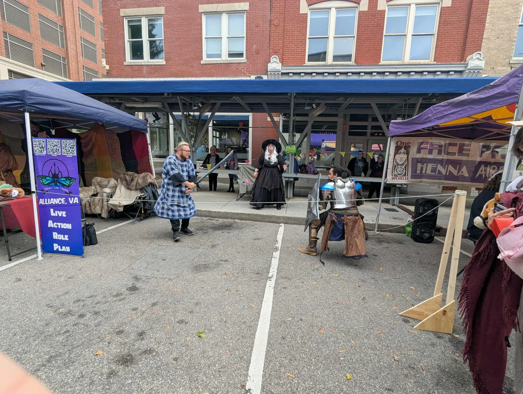 Representing Alliance LARP at Roanoke's 1st Ren Faire!