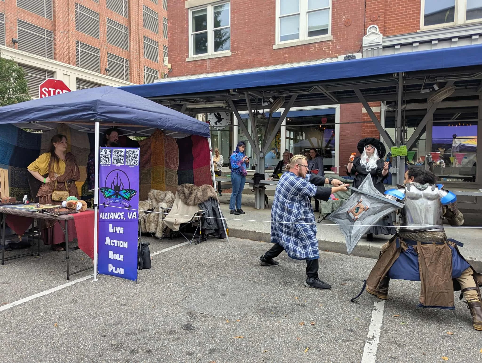 Representing Alliance LARP at Roanoke's 1st Ren Faire!