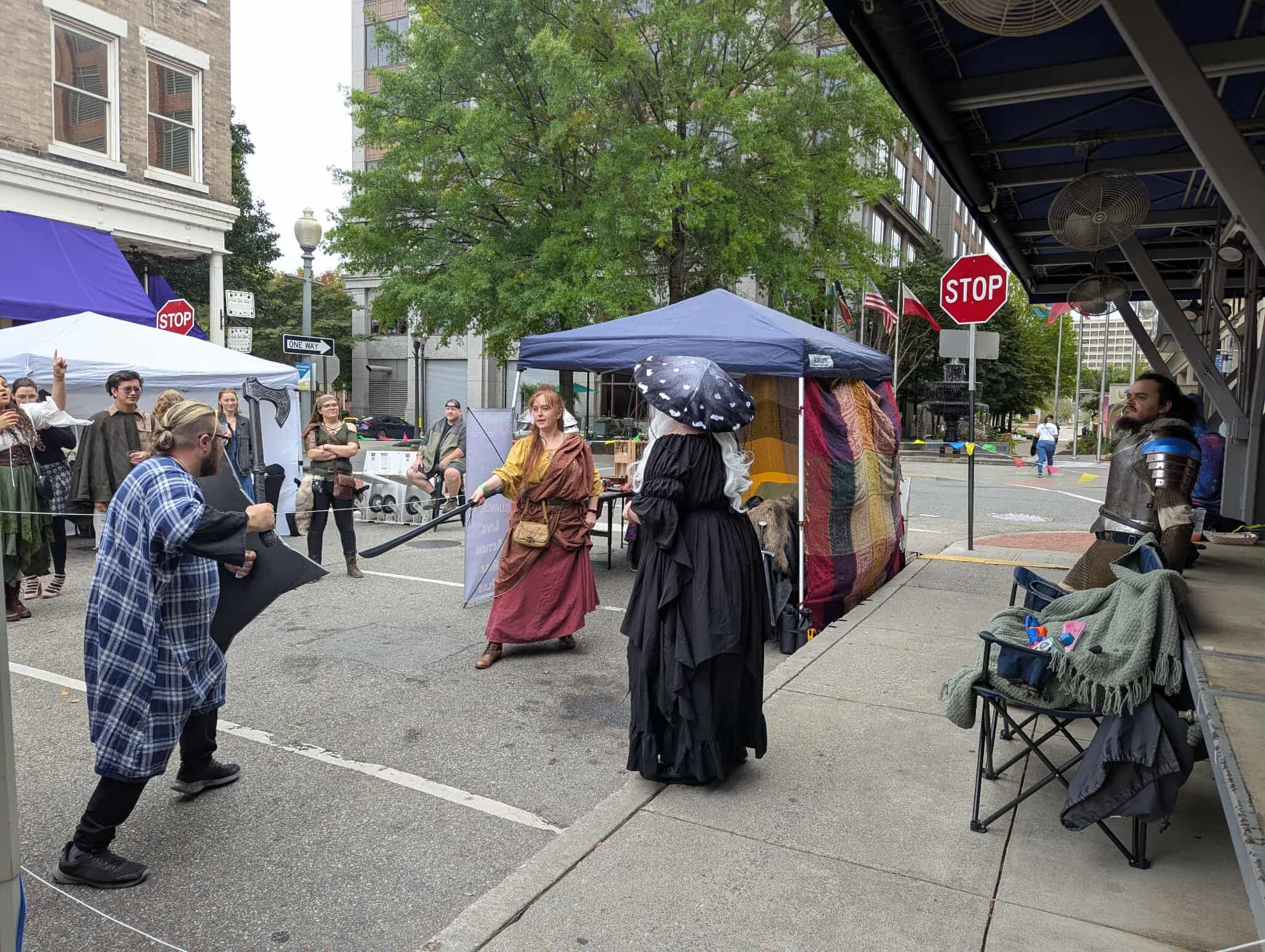 Representing Alliance LARP at Roanoke's 1st Ren Faire!