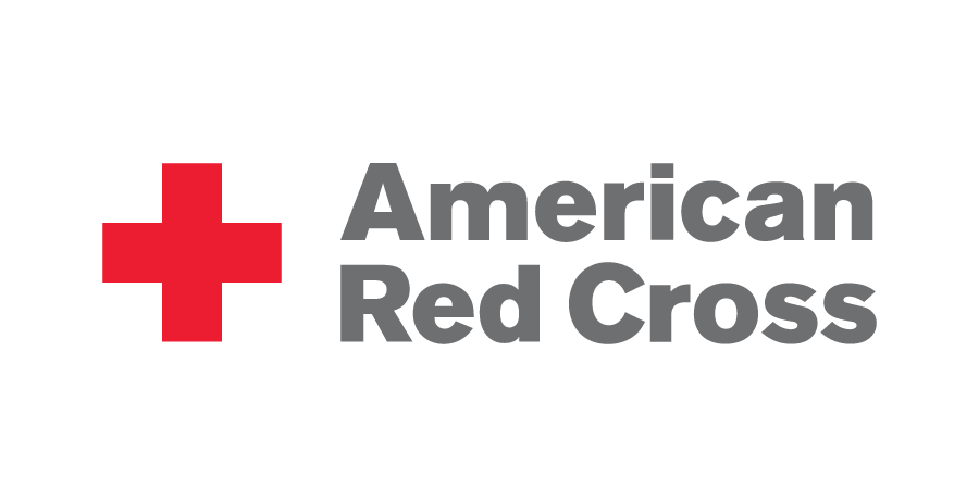 Red cross symbol next to the text 'American Red Cross' in gray