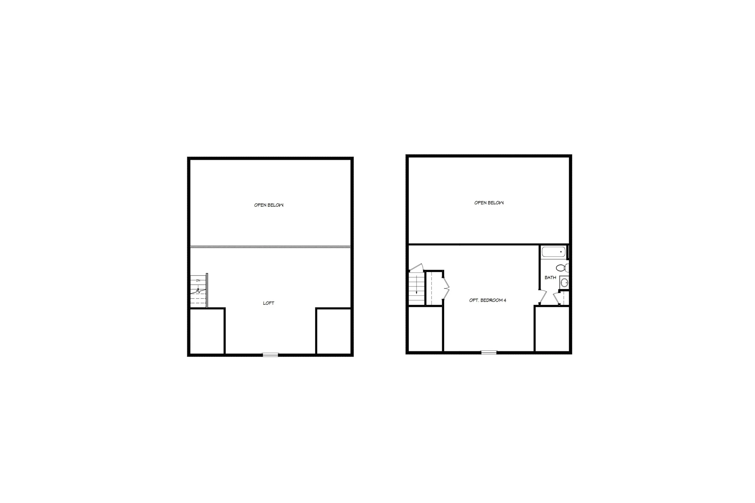 Optional Loft & Bedroom 4