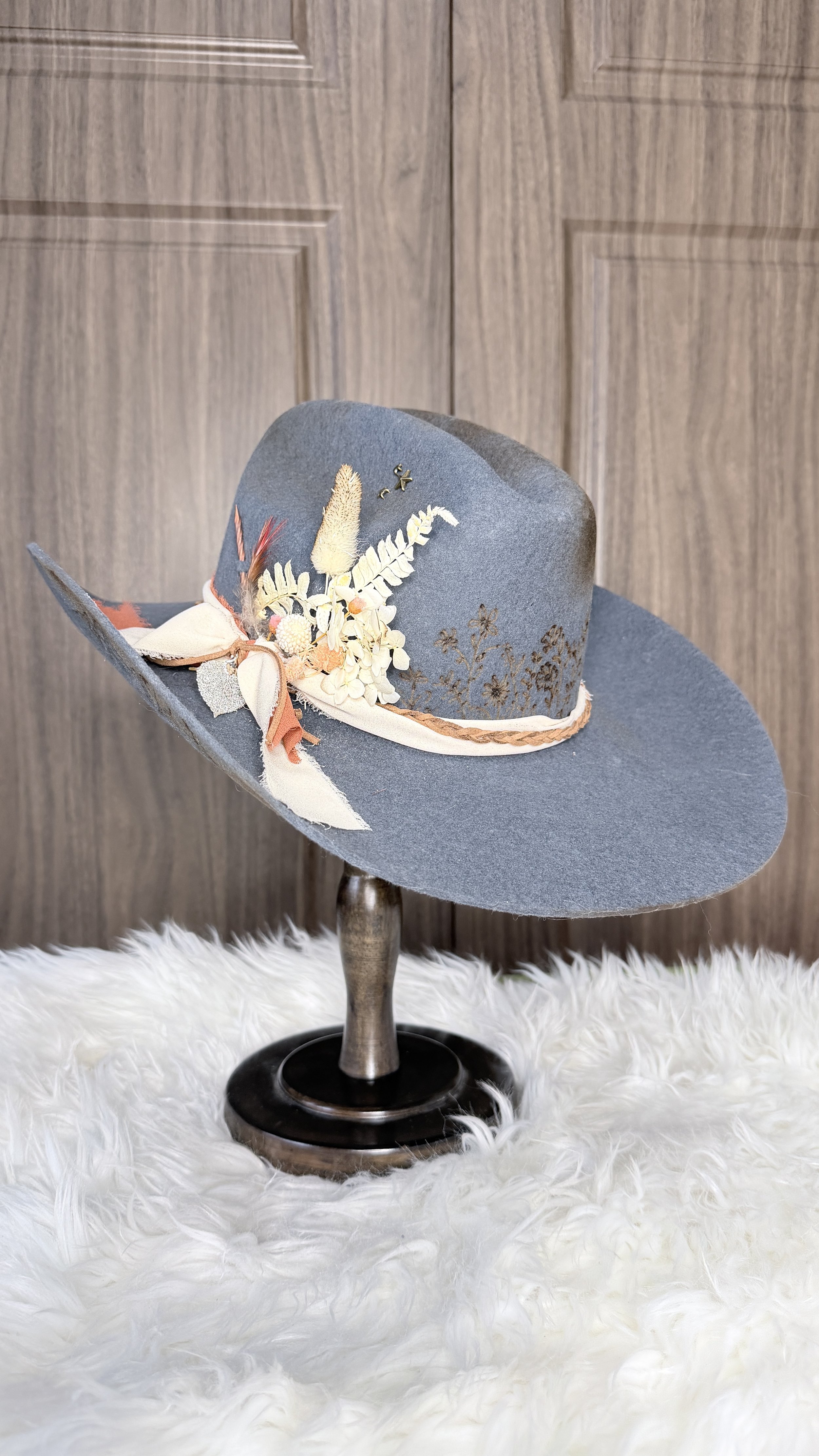 Dusty Blue Wildflowers “Wild at Heart”