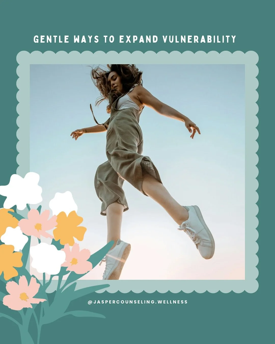 7 ways to practice vulnerability! Expanding vulnerability can build resilience, increase self awareness, and bring us closer to connection. 

***the content is for information purposes only and not medical advice or relationship. Contact crisis line 