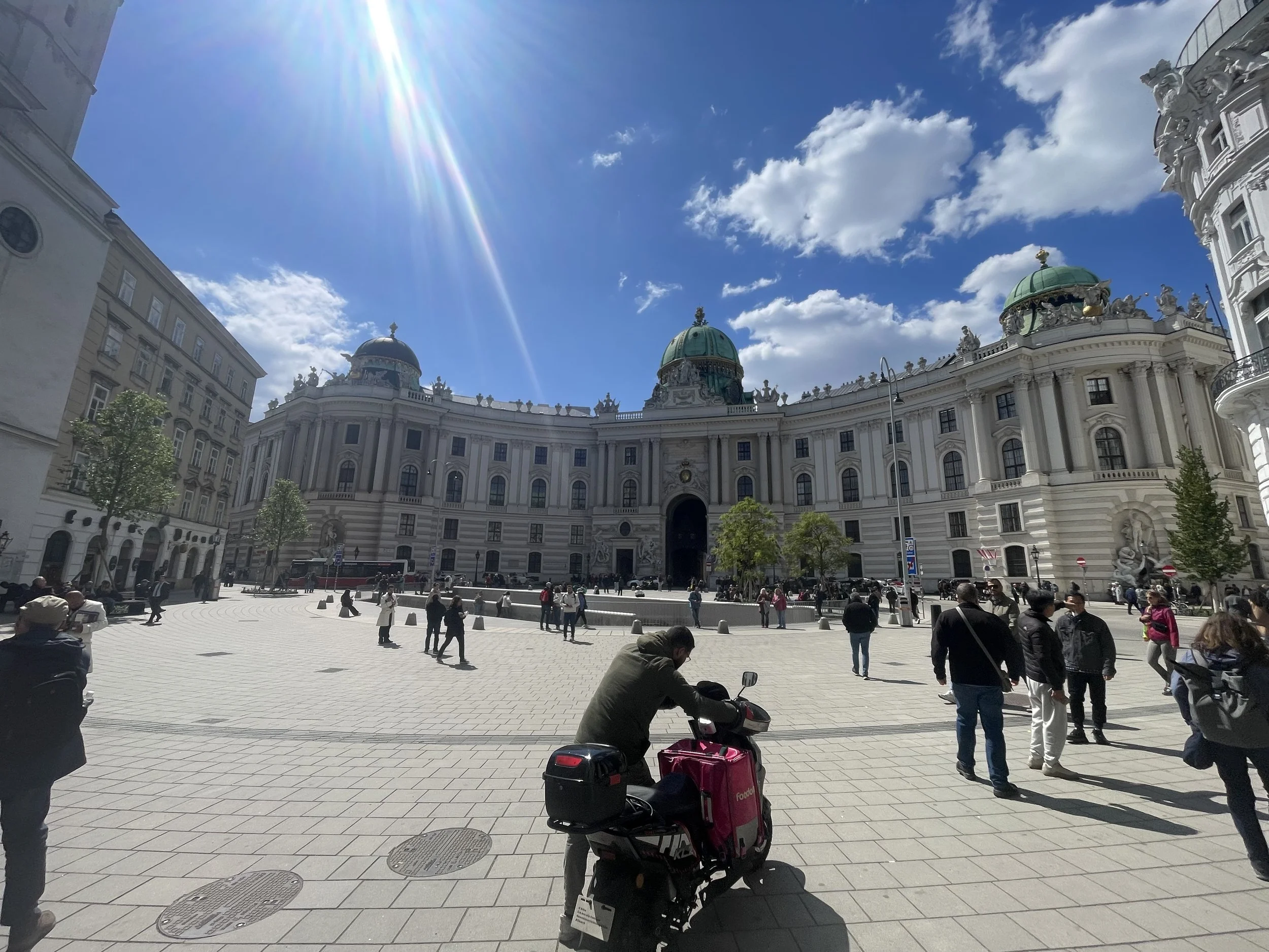 Vienna Hofberg Palace and St Stephens Cathedral