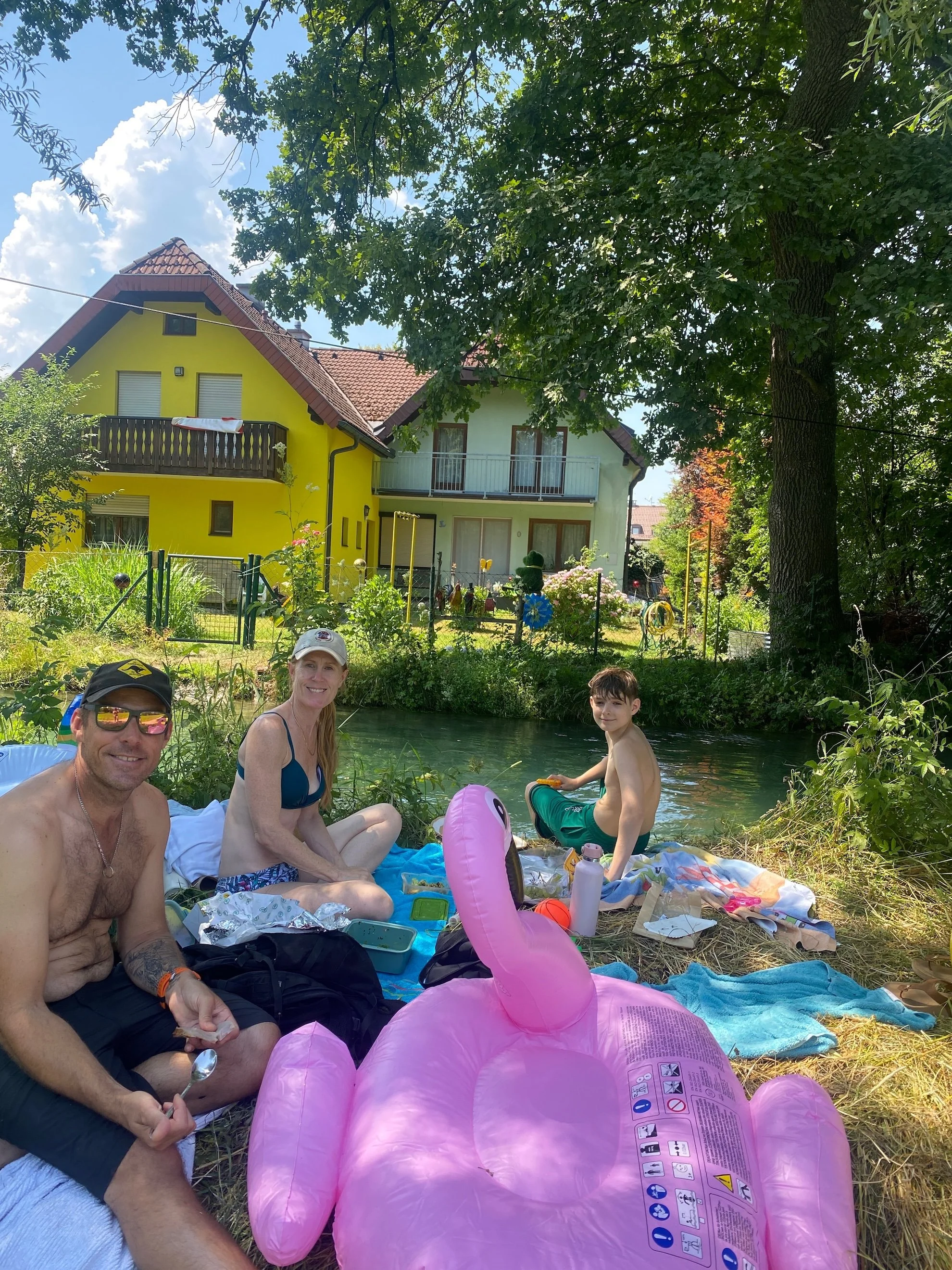 Almkanal - floating down the canal in Summer