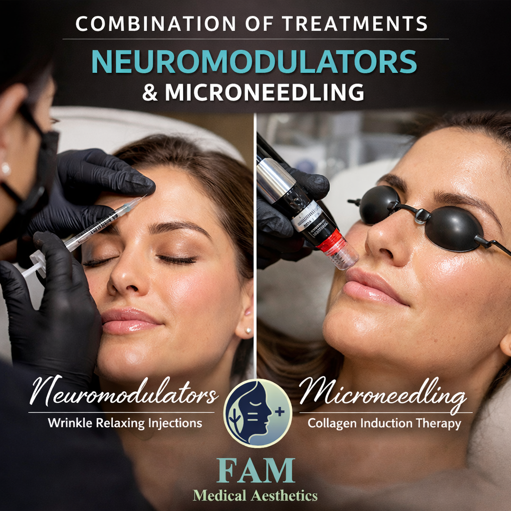 Combination of Neuromodulators and Microneedling treatments at FAM Medical Aesthetics