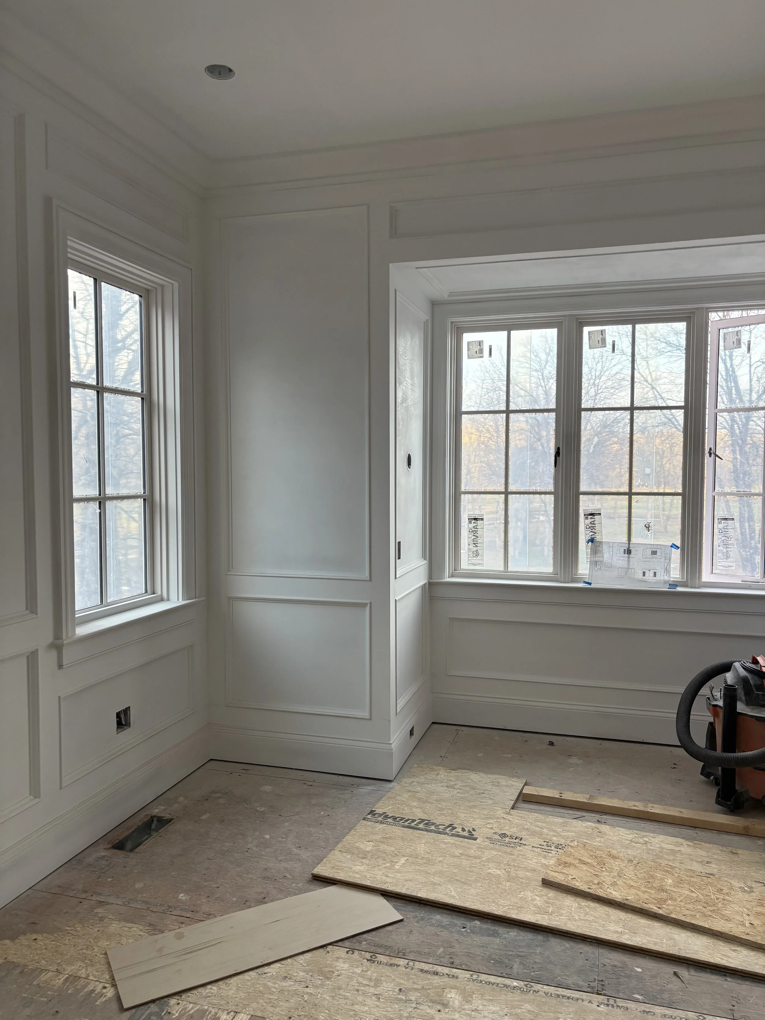 Trim molding complete! 