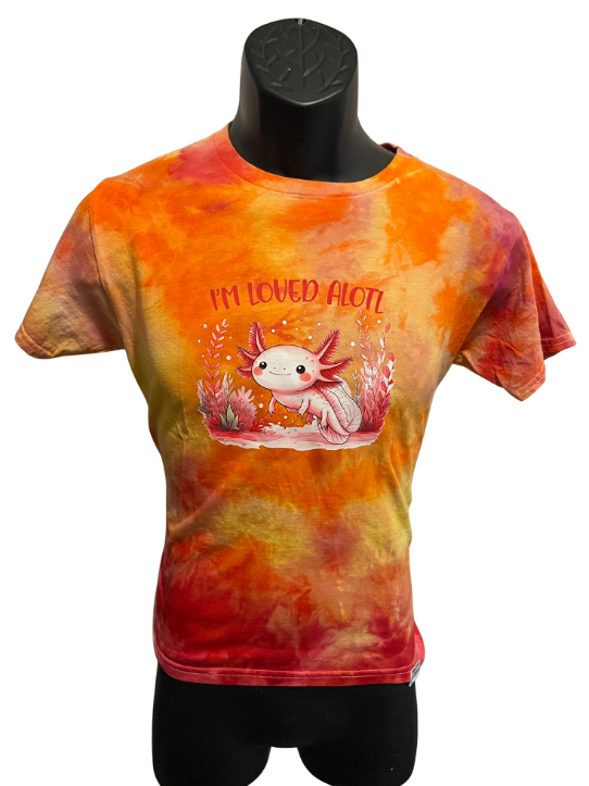 I’m Loved A-Lotl Tie-Dye T-Shirt – Youth Medium