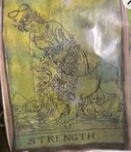 “Strength” Tarot Tapestry