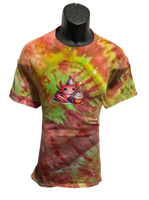 Birthday Axolotl Tee – Adult Large