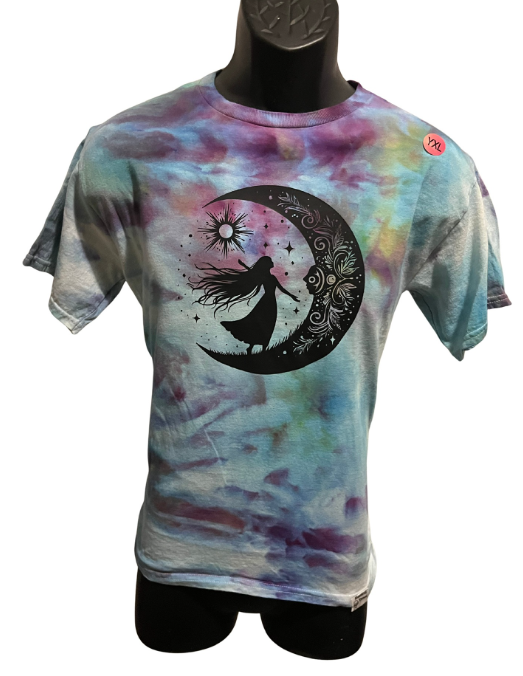 Moon Goddess Tie-Dye T-Shirt – Youth XL