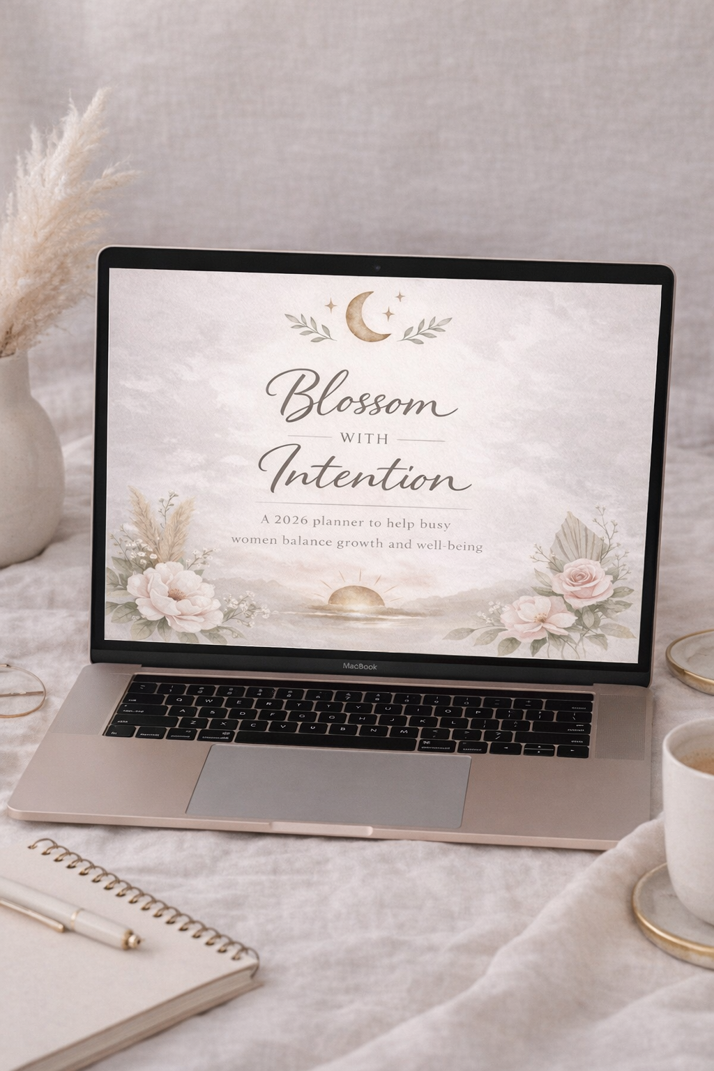 Blossom With Intention 2026 digital planner