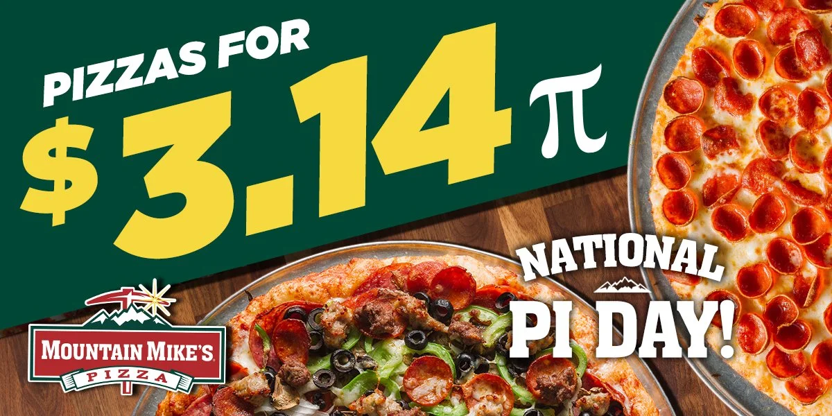 Mountain Mike’s Pizza Offers Pi Day Promotion for Mountain Rewards Members