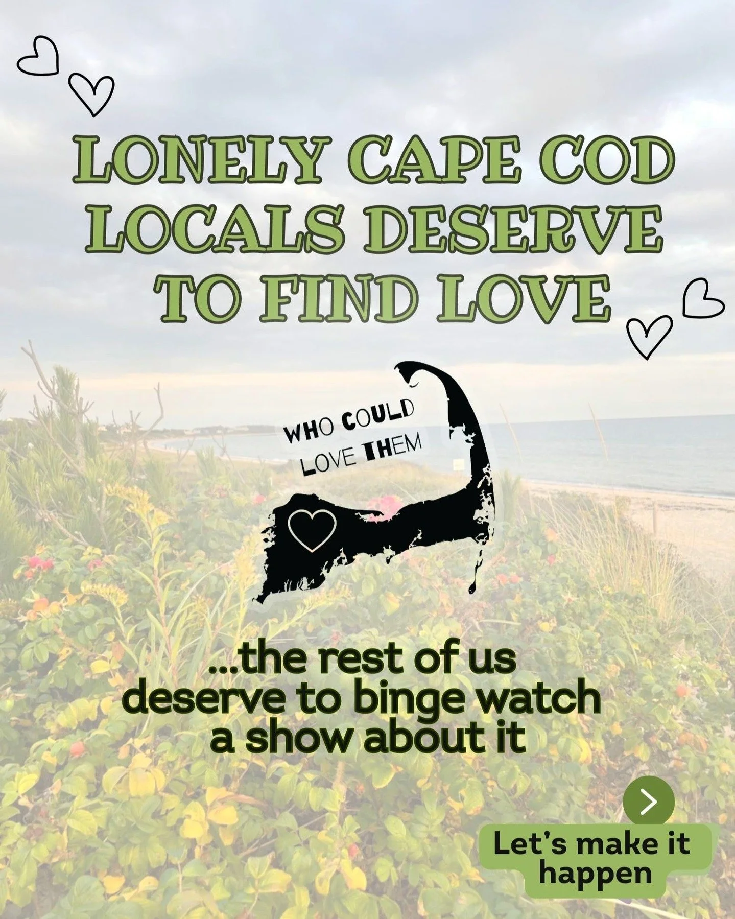 T-minus two weeks until the event of the season! Link in bio to get your tickets for our September 20th event at Naukabout Brewery to raise money for this Cape dating show. 

Thanks to our event sponsors so far! We have room for more. Reach out to do