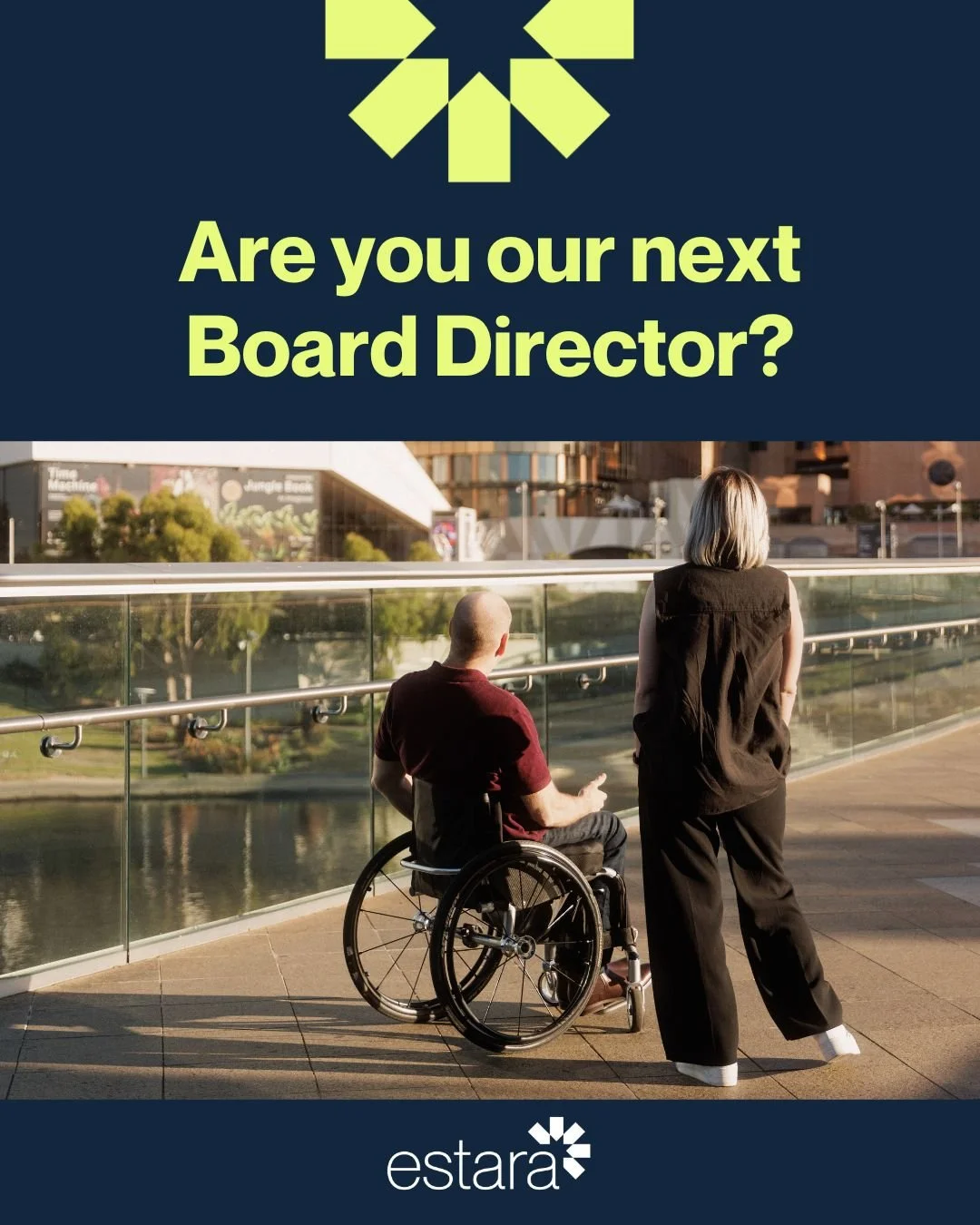 Are you a member?

We're currently calling for nominations for two positions on our Board:

1. Member-elected Director
2. Lived Experience Director

Find out more on our website: https://www.estara.com.au/join-our-board

#teamestara #AdelaideBoardRol