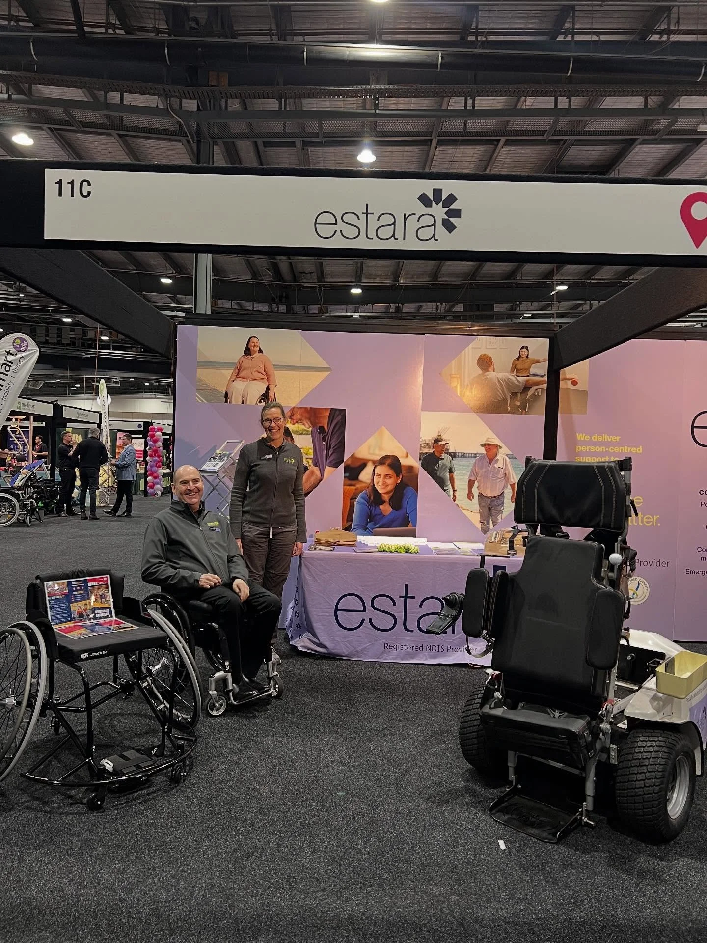 Heading to the @dalexpoau today or tomorrow?

Come say hi to our team! We&rsquo;re here both days with our accessible beach chair, paragolfer and lots of friendly faces 😊