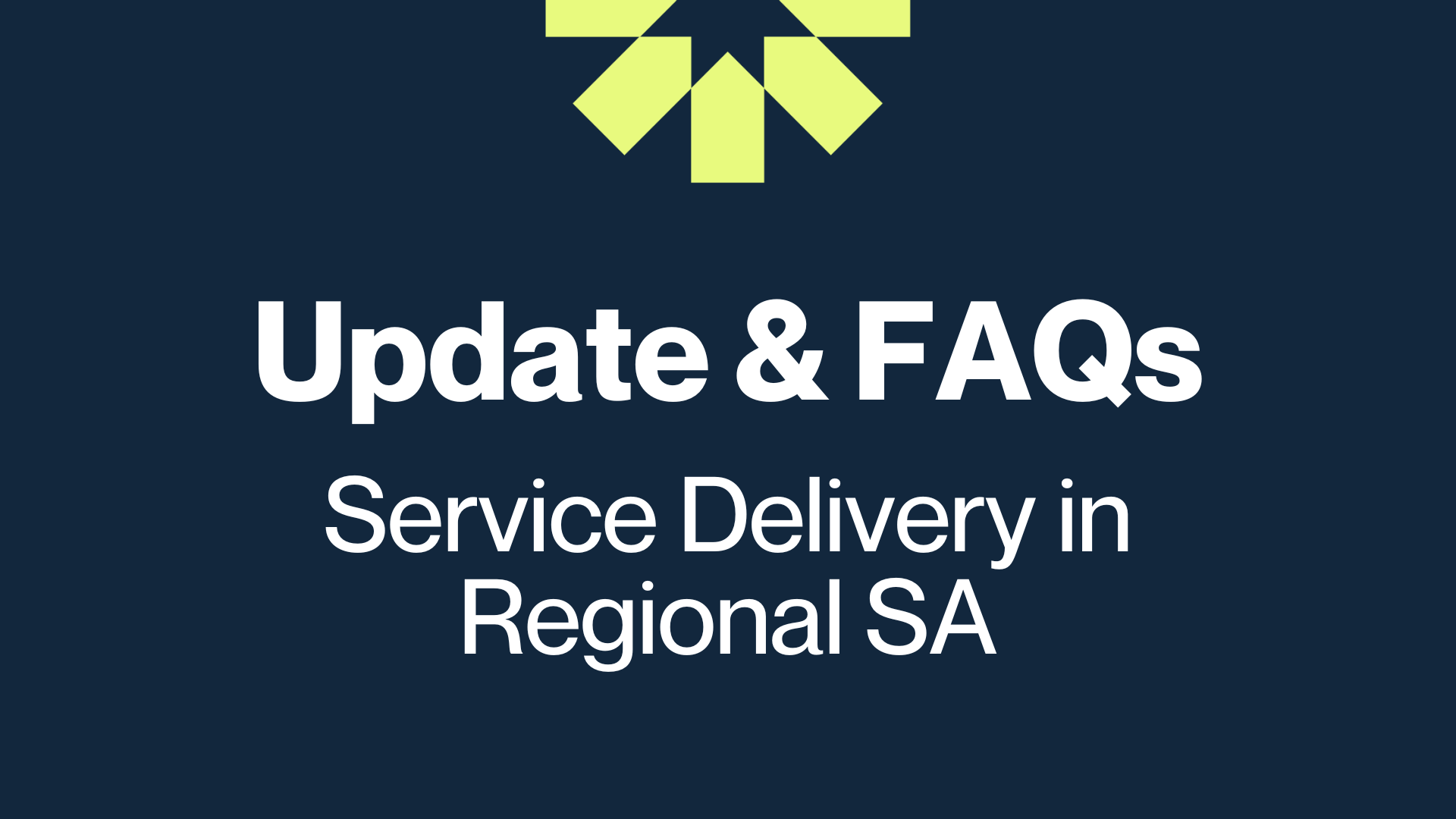 Evolving how we deliver services in regional SA