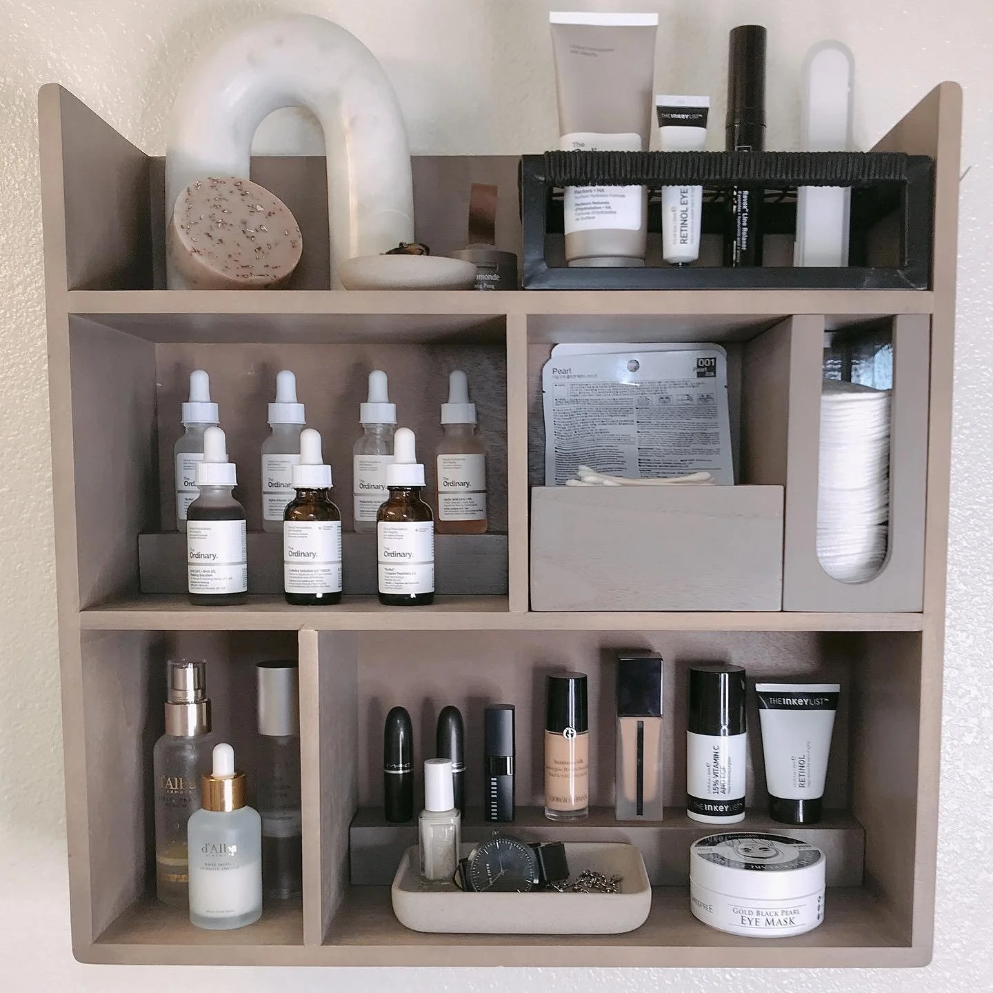 S A L E !!. .c o s e m e t i c  o r g a n i z e r) check out www.bleachlafurnishings.com get it while in stock! These will be discontinued.  #cosmetics #makeup #makeupstorage #skincare #beautyjunkie #bathroomstorage