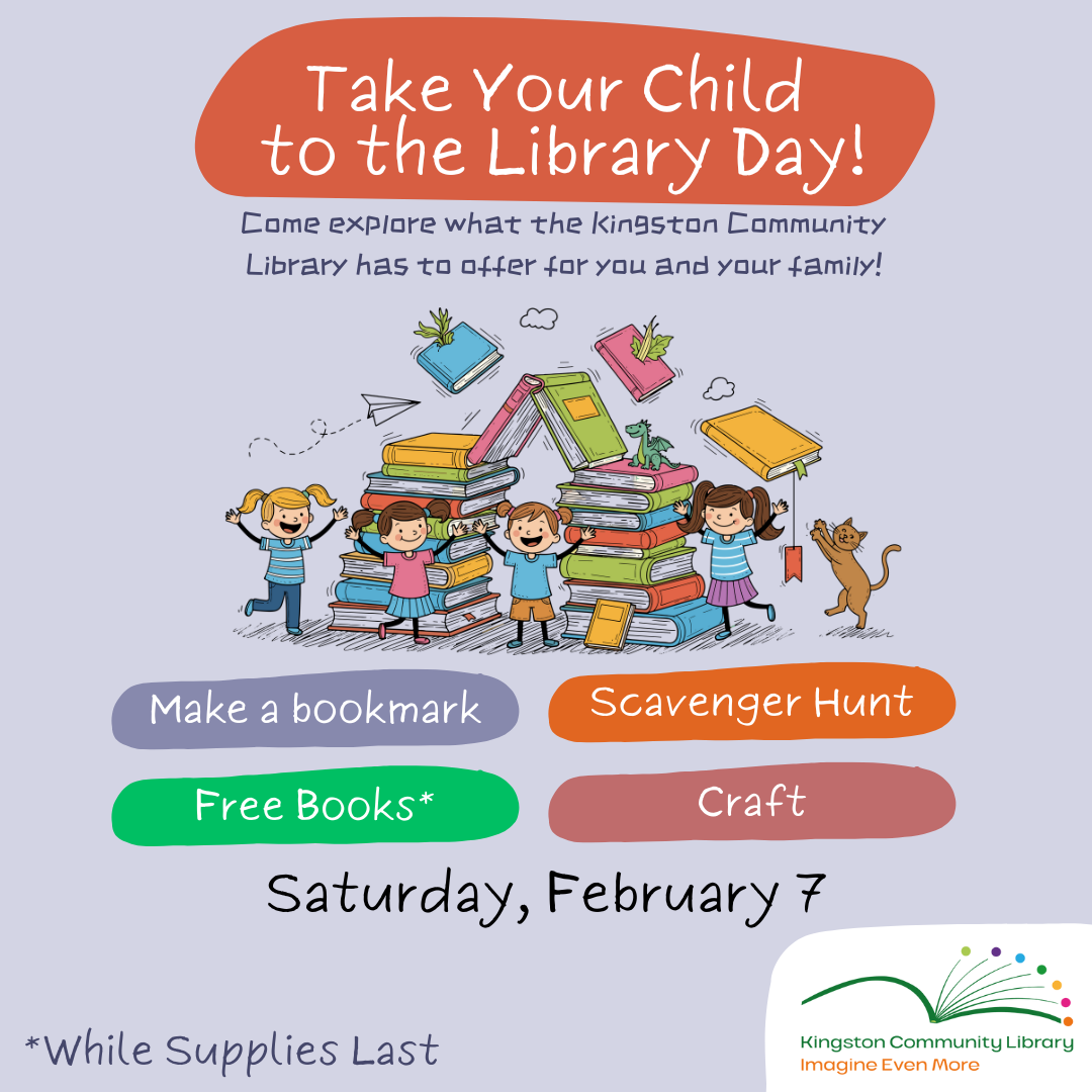 Take your child to the library day on February 7