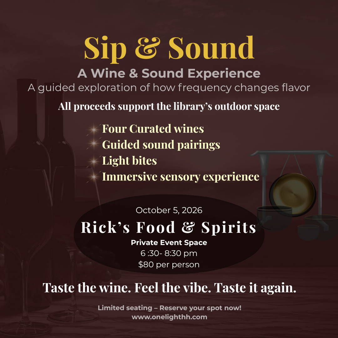 Sip and Sound Event to support the Kingston Community Library foundation