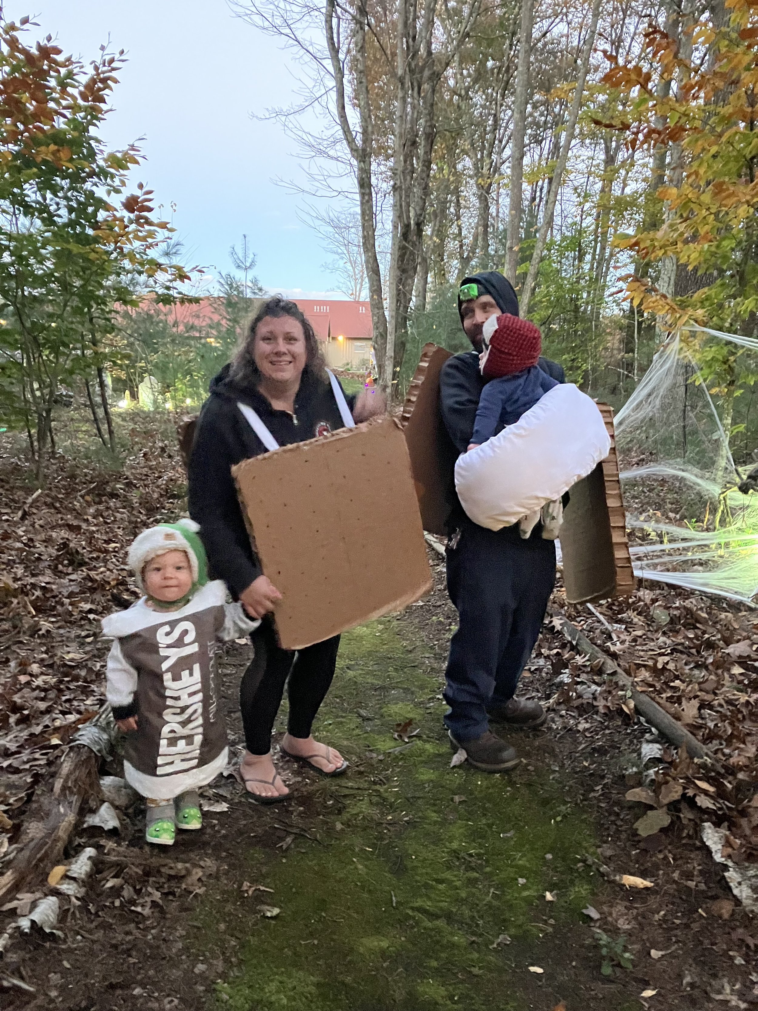 dressing up for the Jack O'Lantern Jaunt