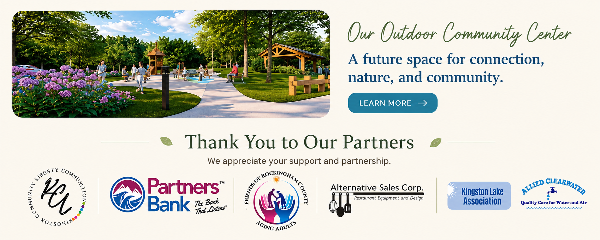 Donate to the outdoor community center