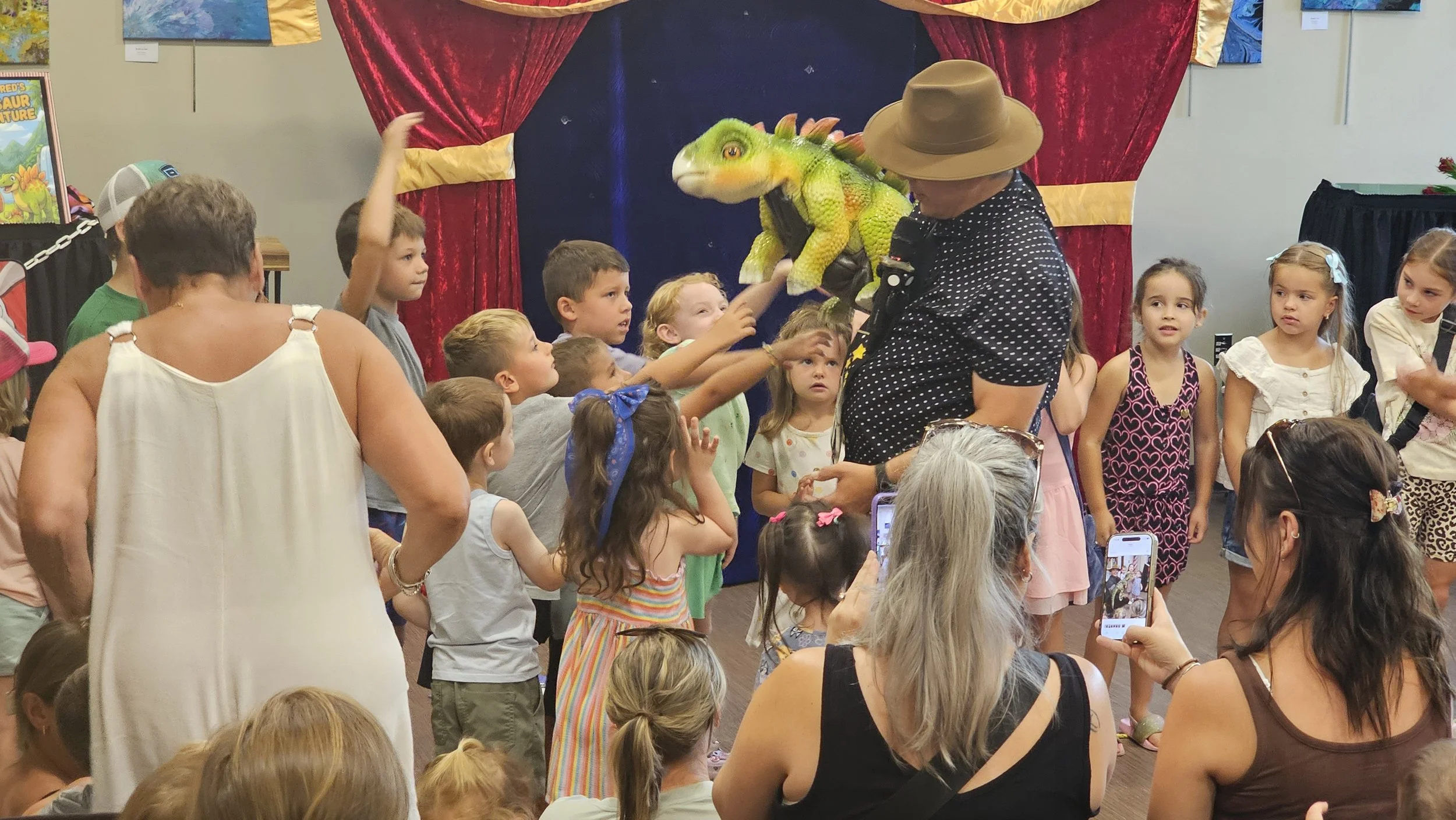 Kids pet baby dinosaur puppet