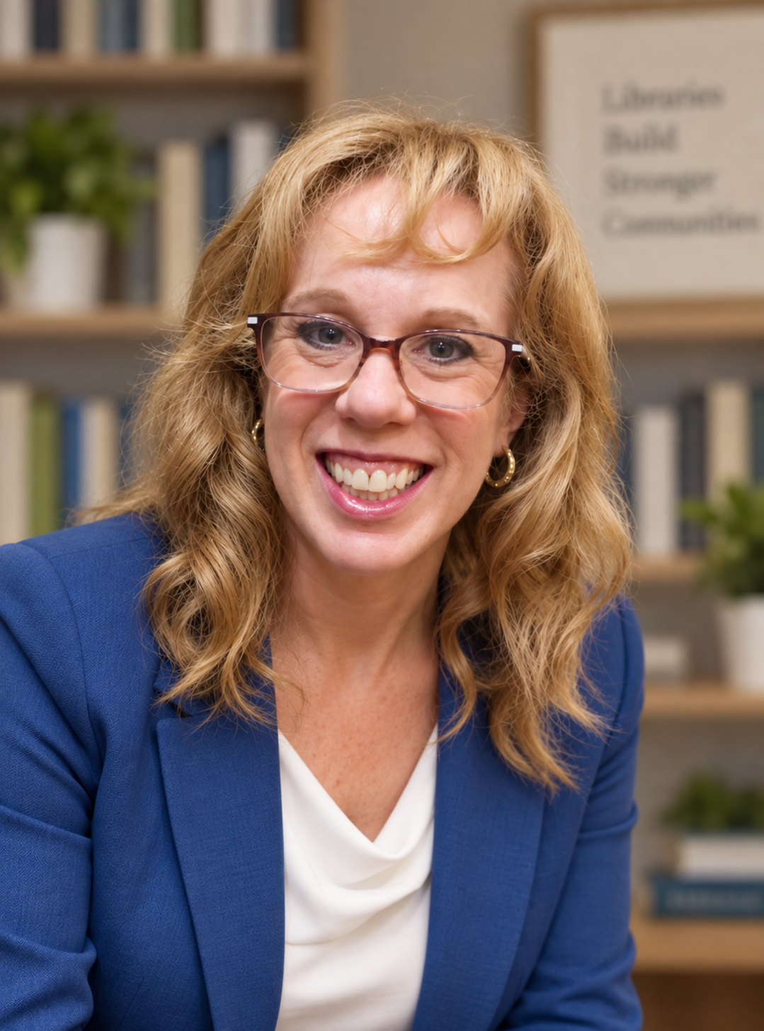 photo of library director, Melissa Mannon