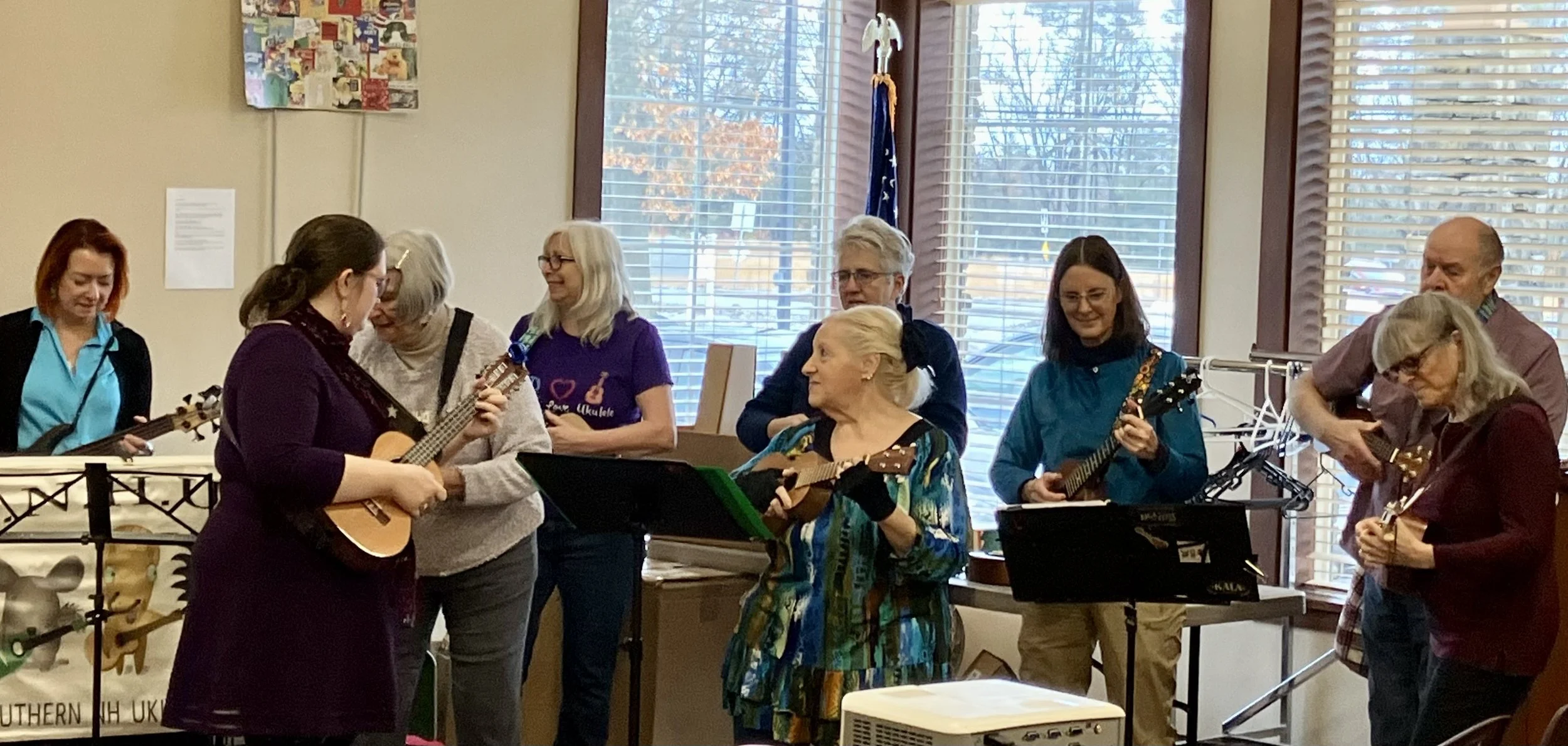 Southern NH Ukelele Group performs